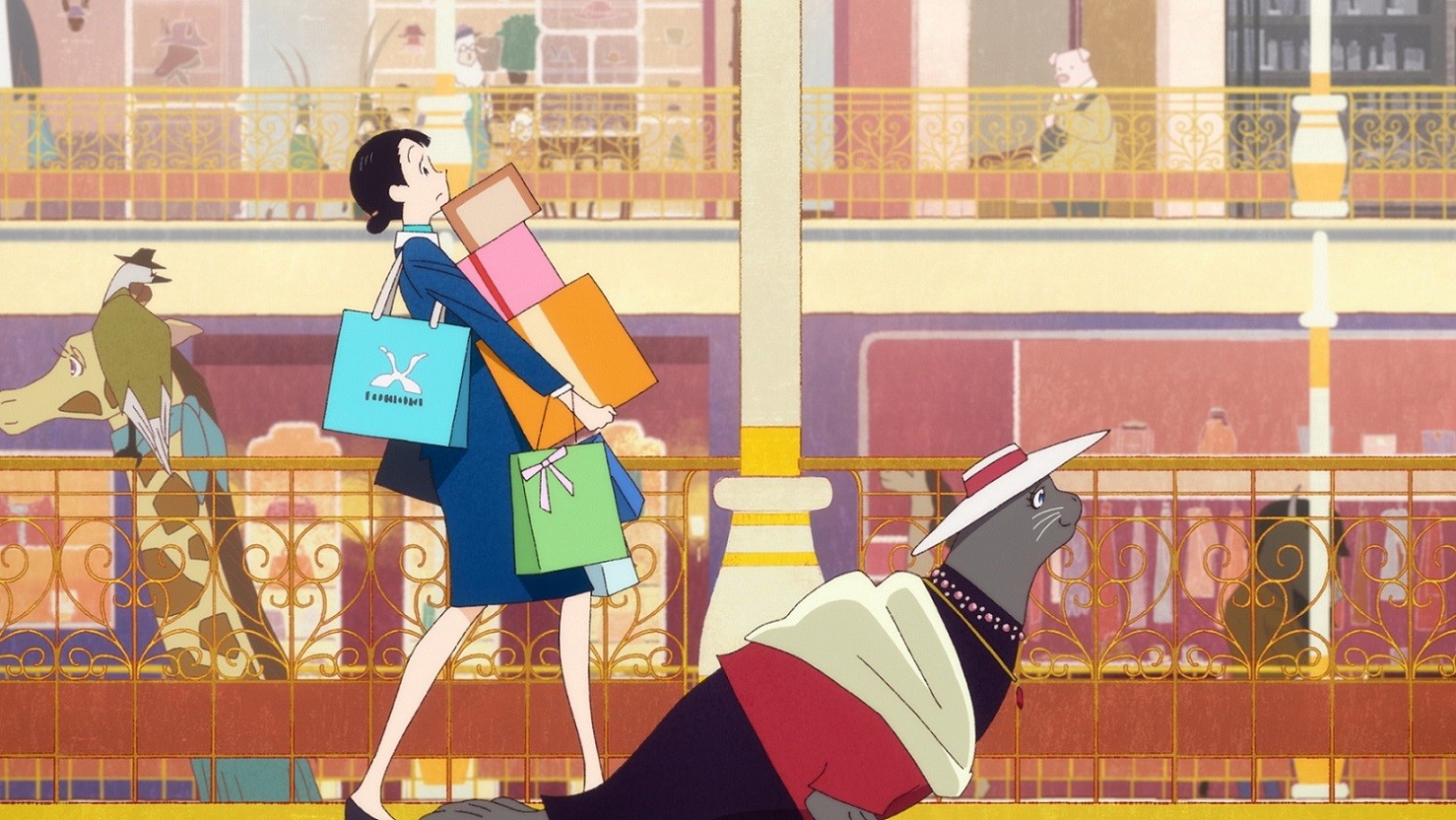 《北極百貨的秋乃小姐》描繪新人秋乃在百貨公司的成長，也呈現日式款待精神。（金馬影展提供）