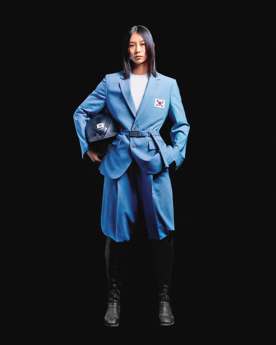 韓國隊服以醒目的國旗搭配天藍色系,卻被網友吐槽有點像囚服(翻攝自Musinsa Standard IG)