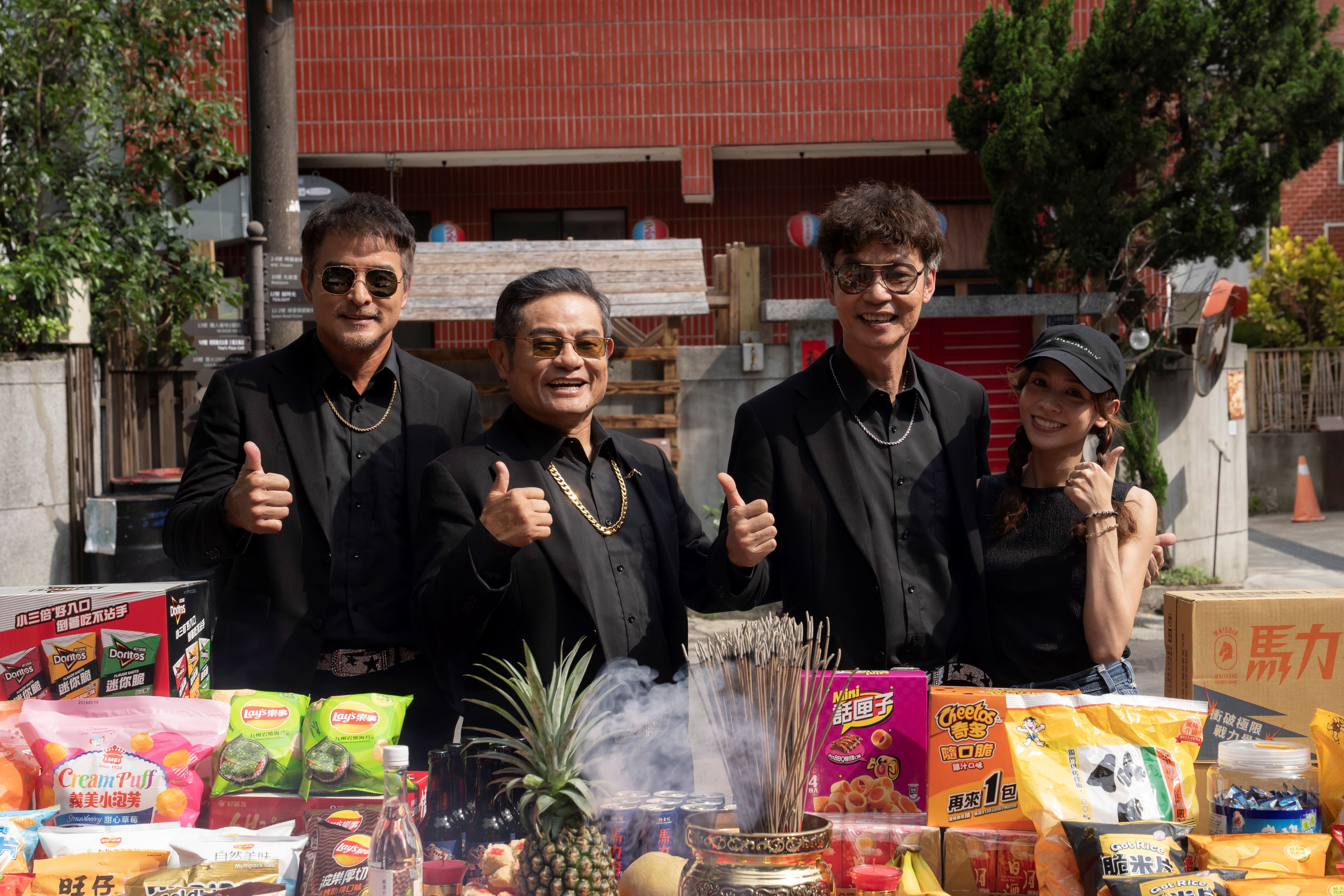 電影《NO GOOD！歐吉桑》由李銘順、許效舜、李國煌主演。（萬騰文化創意提供）