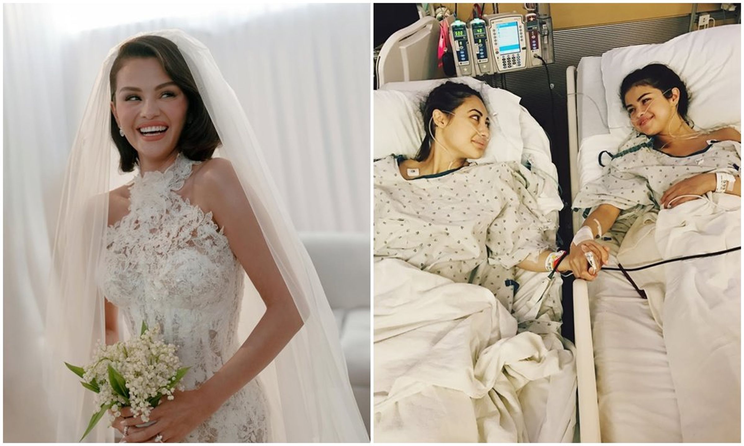 席琳娜戈梅茲上月底結婚，外傳捐腎給她的法蘭西亞萊薩沒受邀參加。（翻攝selenagomez IG）