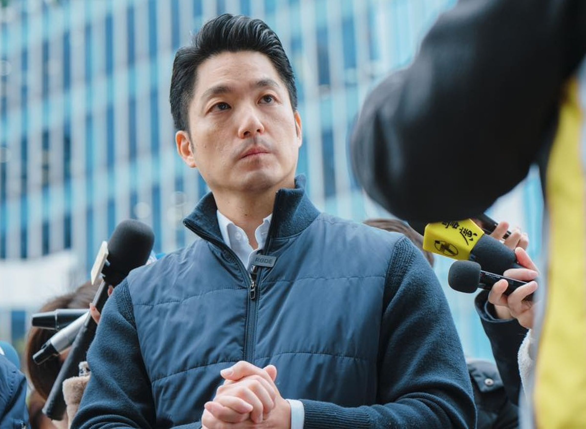 台北市長蔣萬安19日深夜發文，嚴厲譴責北車隨機殺人案。（翻攝自蔣萬安臉書）