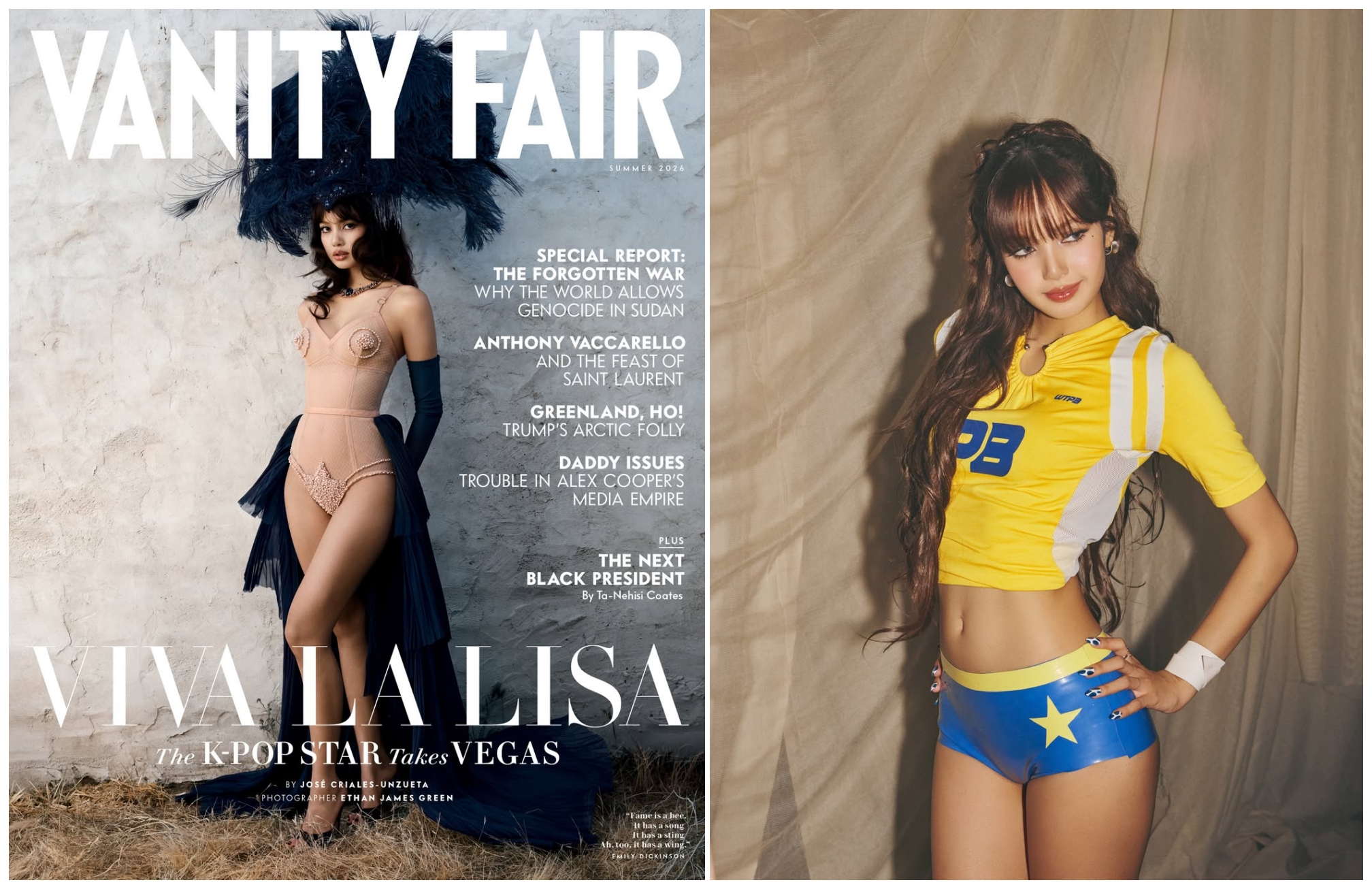 LISA接受《Vanity Fair》專訪透露，第二張專輯仍在早期製作階段，將以更自由的創作方式探索音樂風格，並計畫與即將登場的拉斯維加斯駐場演出相互連動，呈現全新舞台概念。（IG）