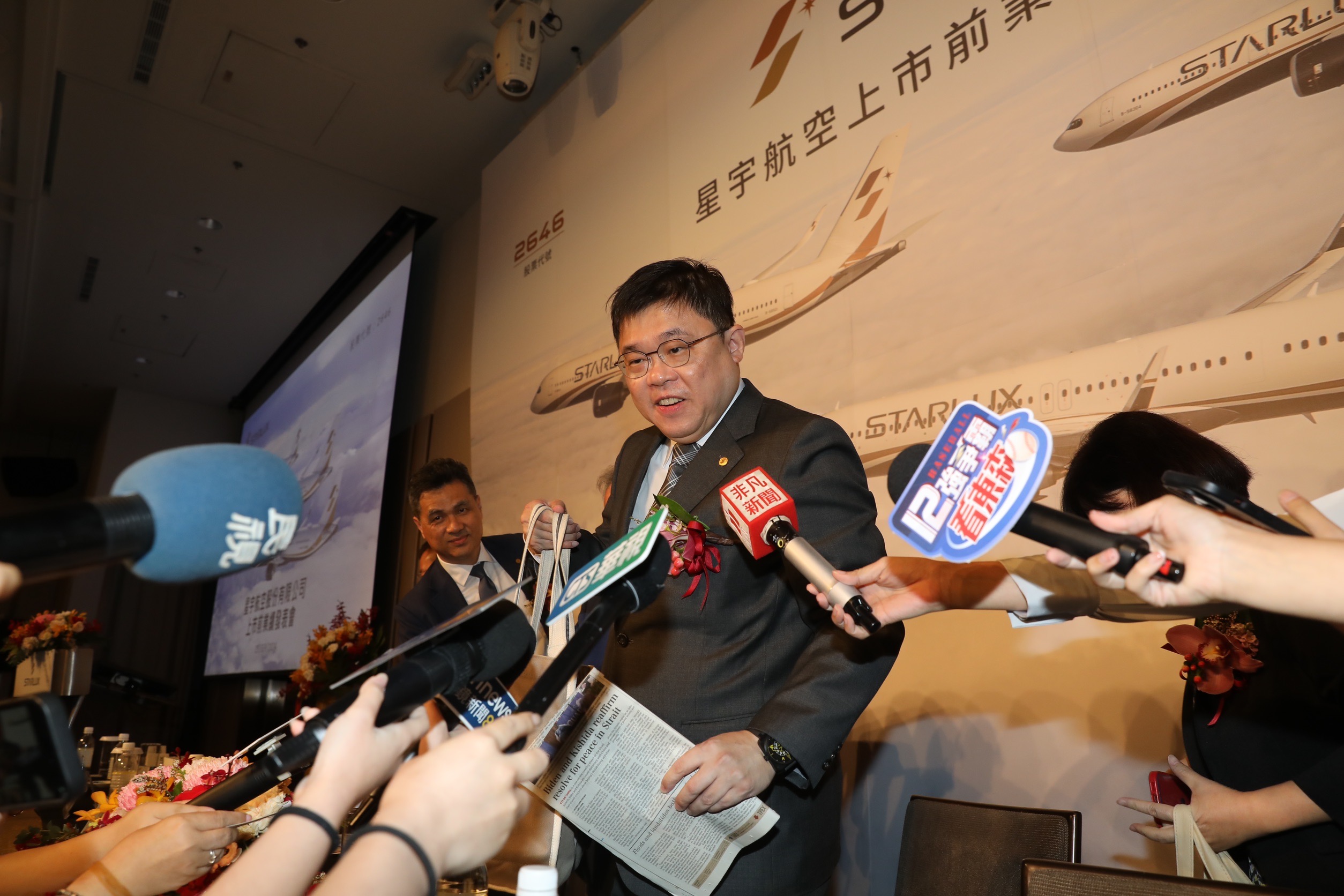 張國煒表示，從未說不買波音，直言「空巴問題也很多，只是差在有沒有死人。」