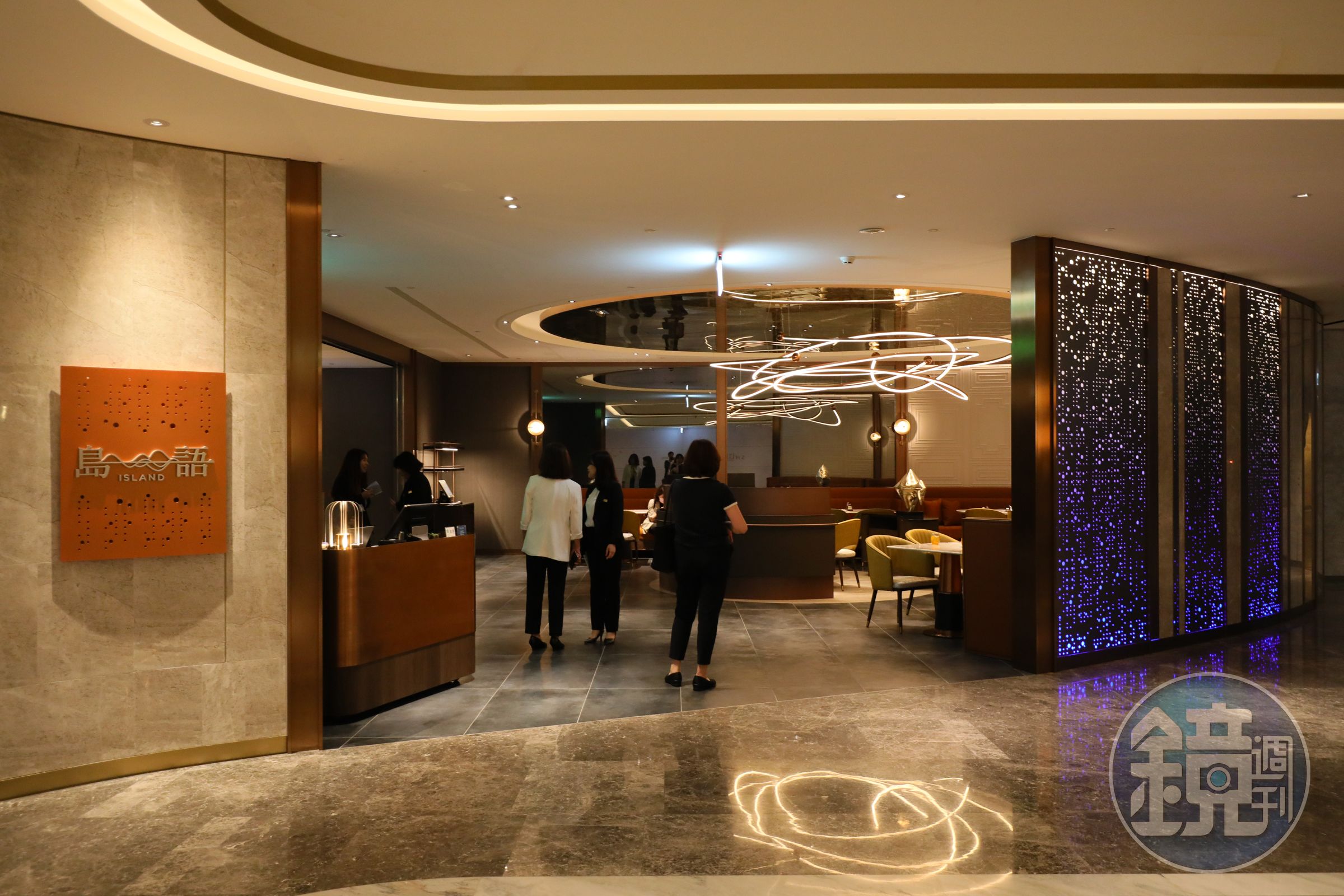 島語自助餐廳位在台北漢來大飯店的2樓。