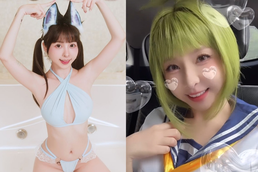 AV女優胎尼透露學生服是最多指名喜歡的Cosplay類型。（翻攝IG@tiny219_）