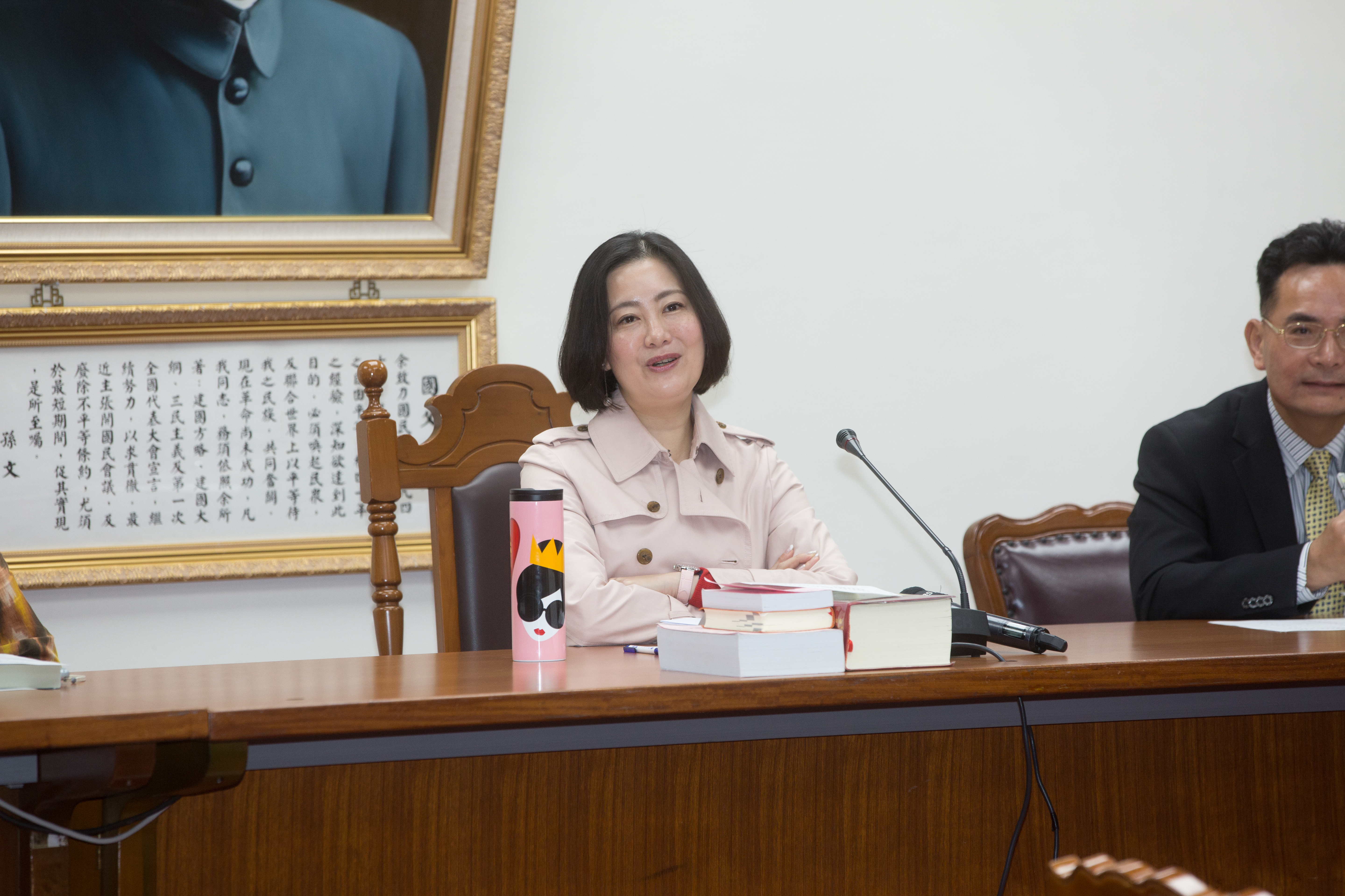 綠委吳思瑤再對傅崐萁執意訪中開砲，批評他是史上最鴨霸的黨團總召。（本刊資料照）