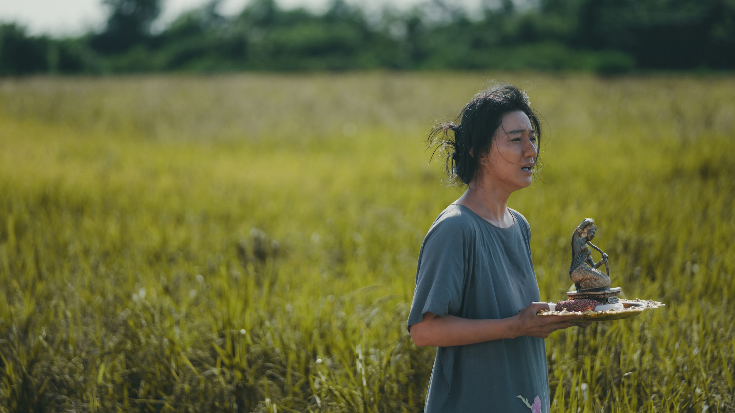 范冰冰演出《地母》的農婦造型，完全認不出來。（金馬執委會提供）