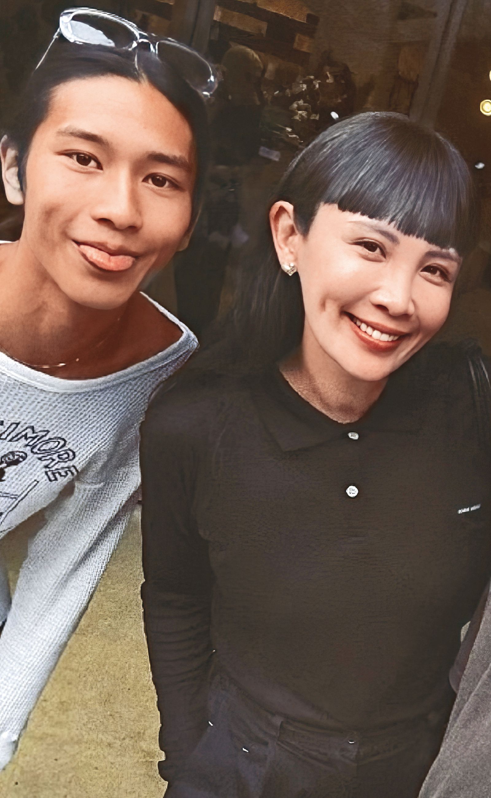 魏如萱（右）12月初鬆口認了與Ian（左）穩定交往中，更稱他是「紐約小男友」。（翻攝自魏如萱IG）