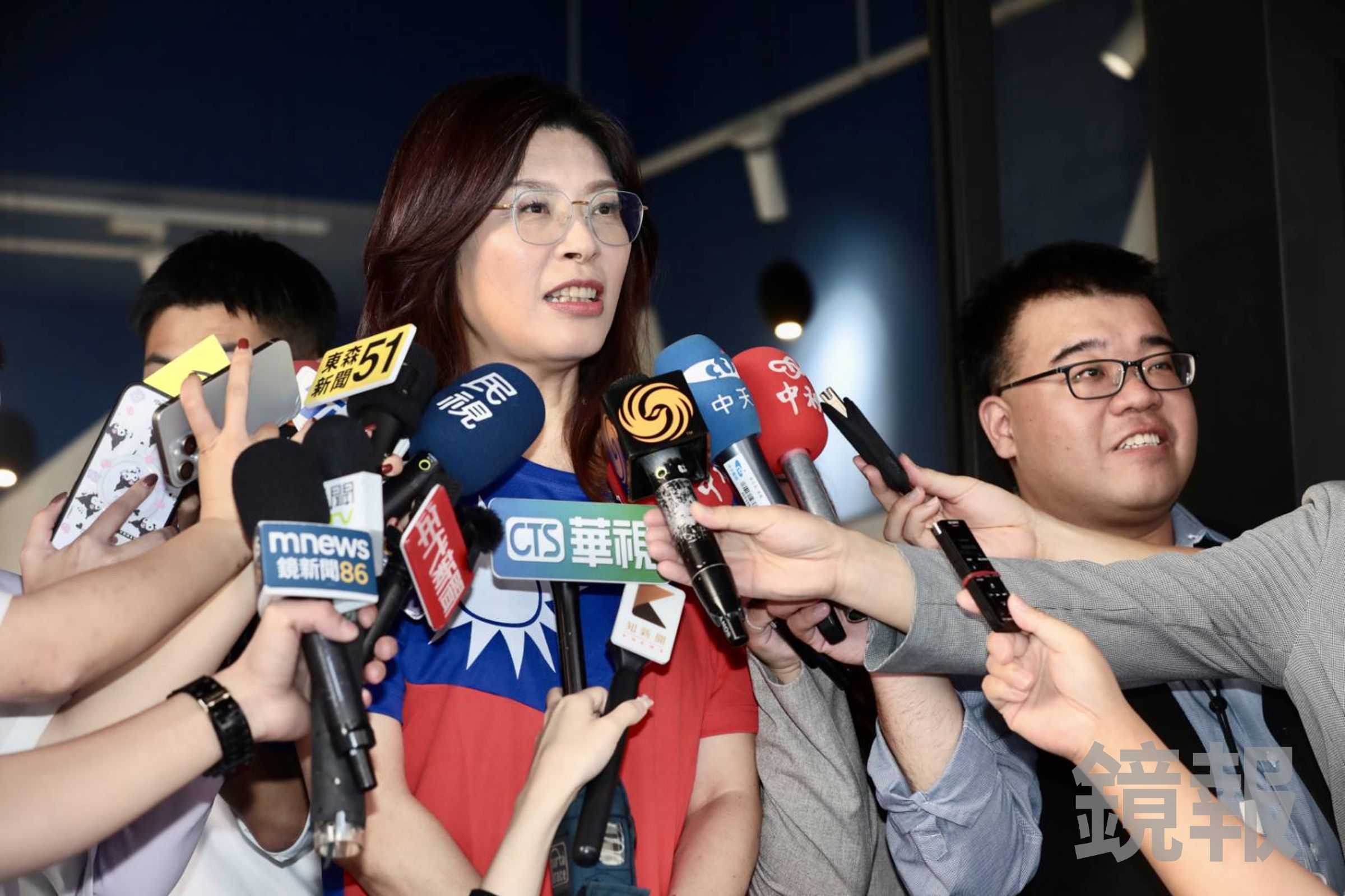 前立委鄭麗文當選國民黨主席。(鏡報林煒凱)