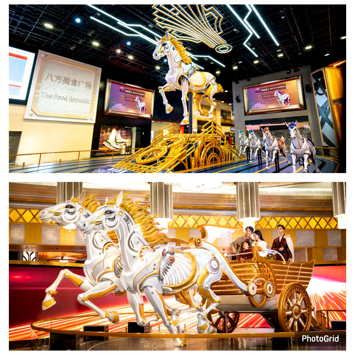 馬年新春玩澳門2／真人版駿馬騎士現身！登上「新濠影滙」巨型賽馬場讓你馬上發財