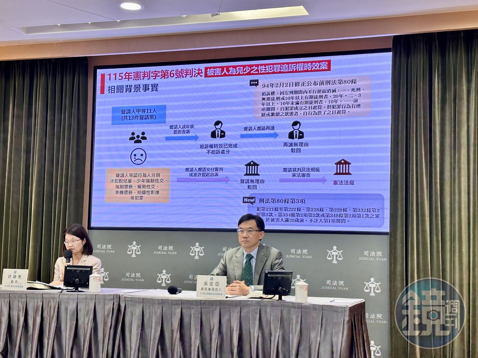 憲法法庭持分裂 三大法官搶發聲嗆:判決不合法