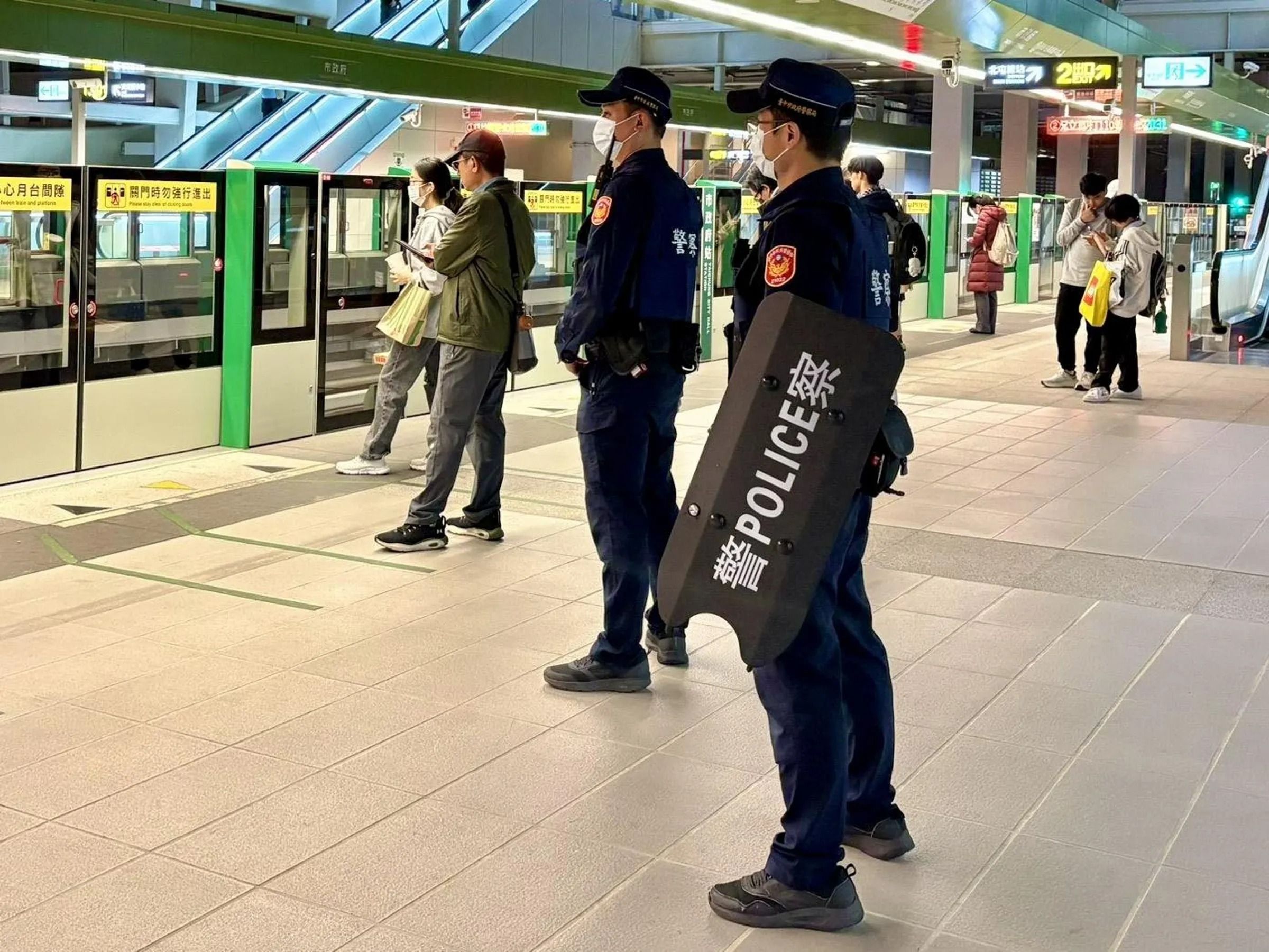 台中捷運昨(24日)下午驚傳炸彈威脅,並點名從文心公園站至北屯總站為目標。示意圖(翻攝自盧秀燕臉書)