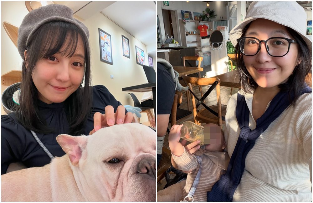 織織如今是一個孩子的媽。（翻攝chichinote IG）