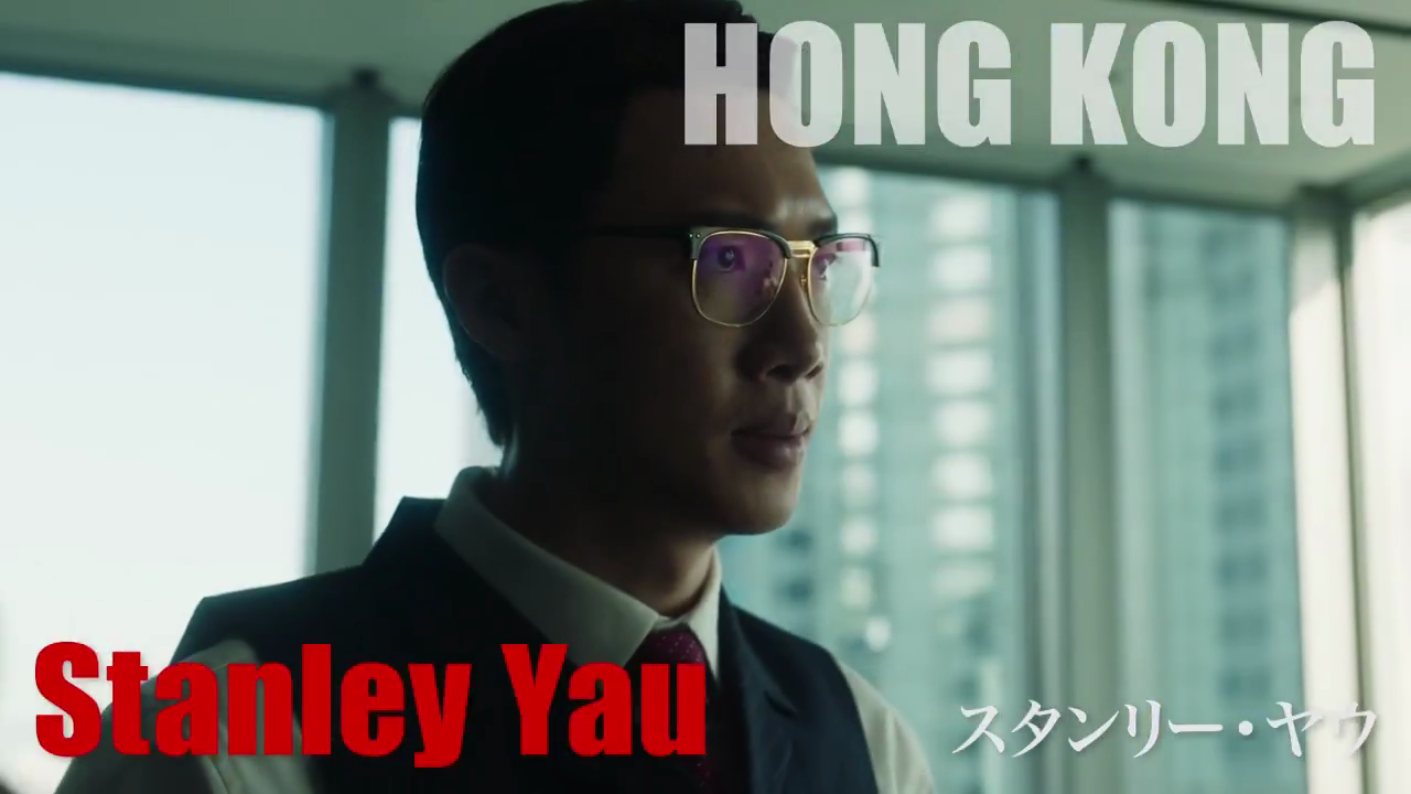香港 MIRROR 成員邱士縉（Stanley）飾演跨國企業律師「Andy」，預告中的眼神張力十足。（翻攝KIDnap Game官方X）