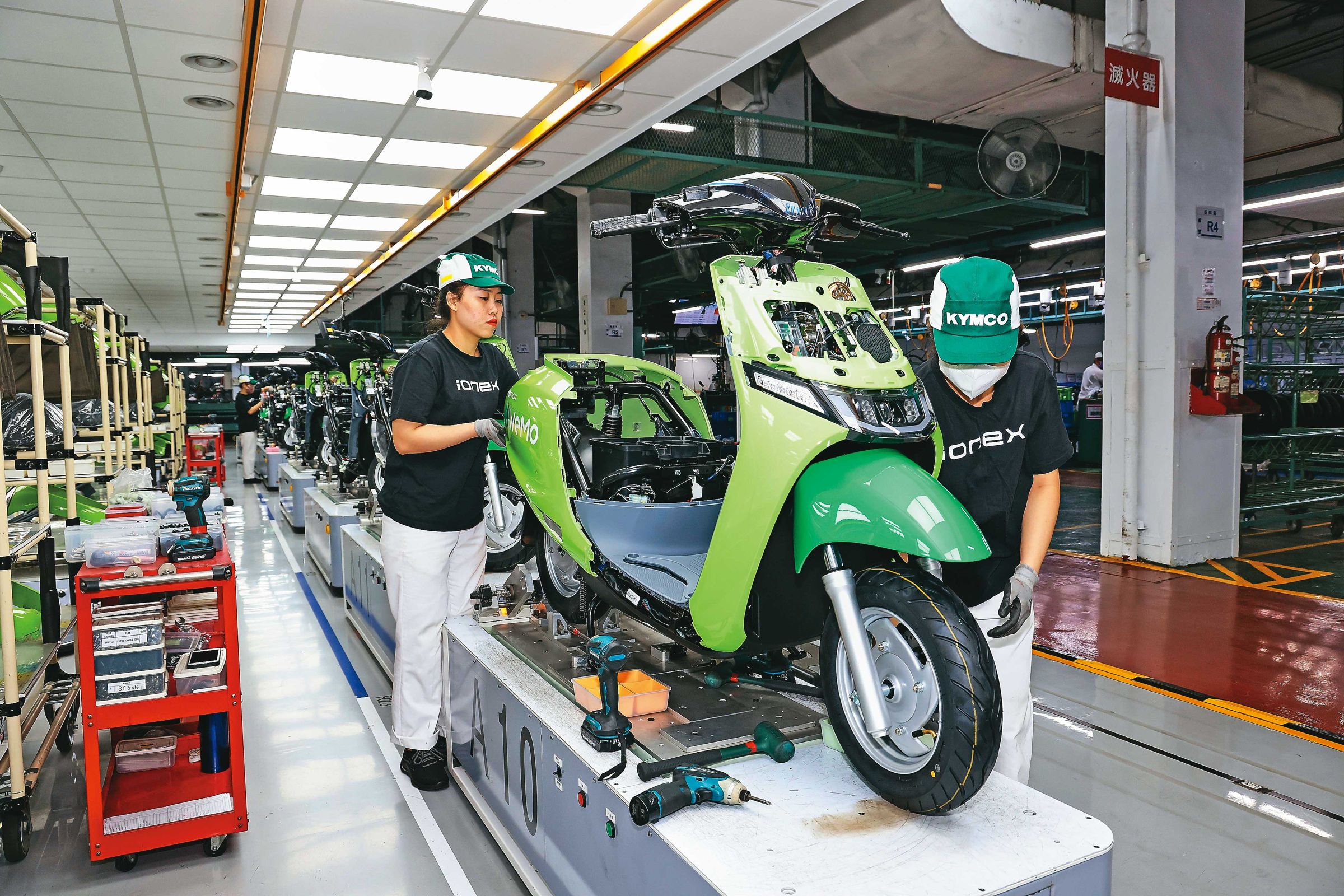 光陽電動機車發展6年,是台灣第2大電動機車品牌。(光陽提供)