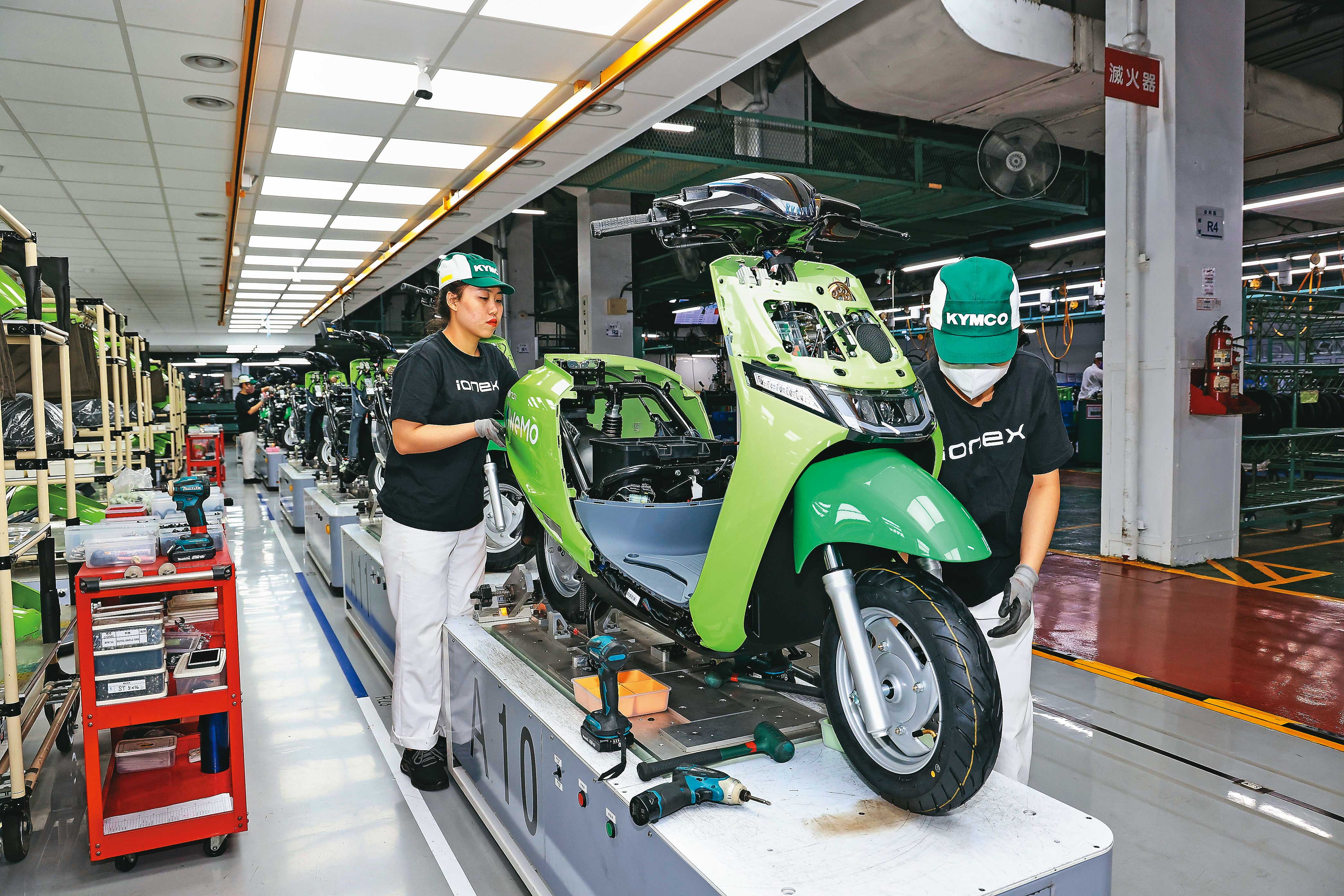 光陽電動機車發展6年,是台灣第2大電動機車品牌。(光陽提供)
