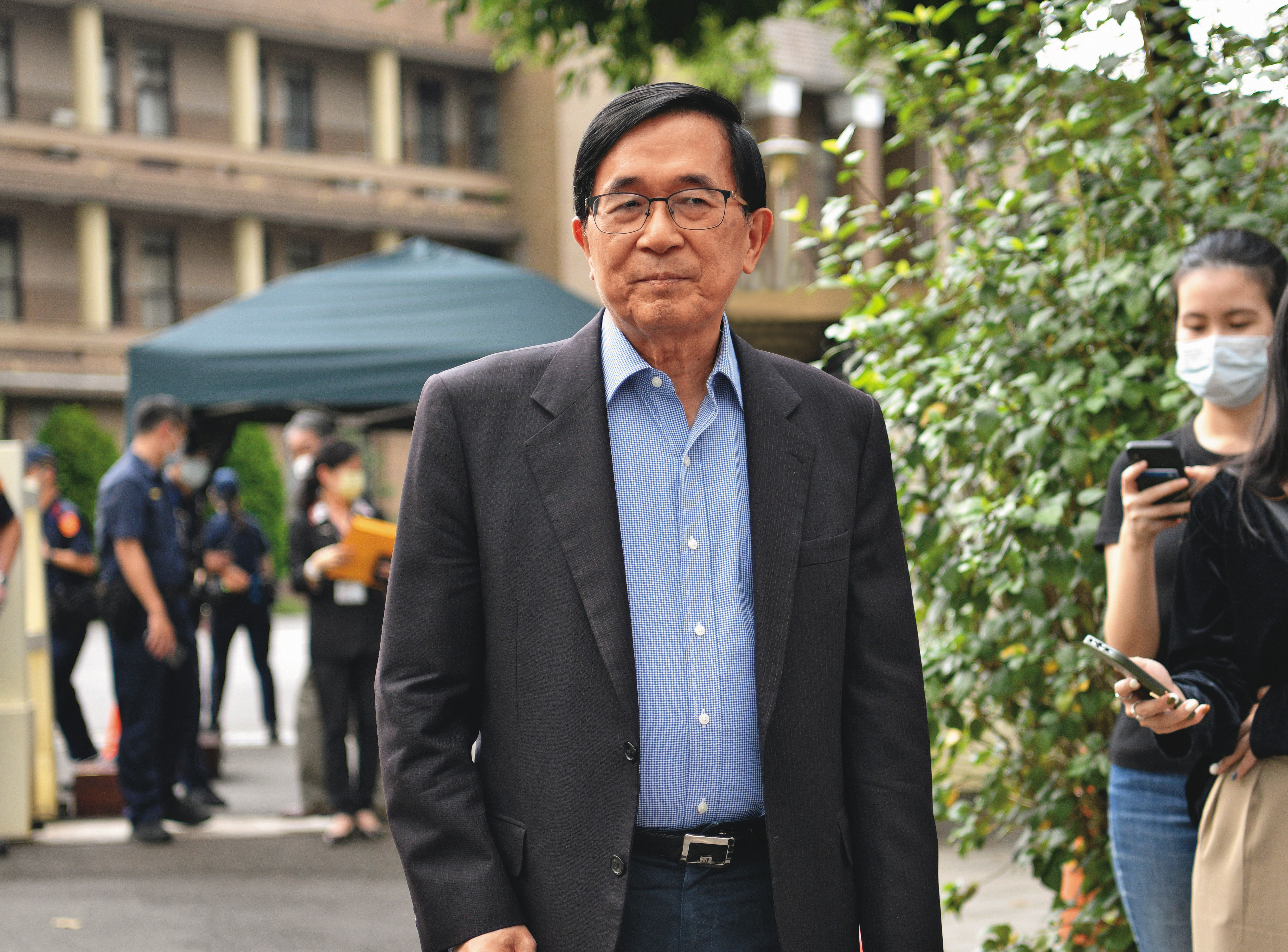 陳水扁在社群親自留言，回覆關於網友對他可能被特赦的討論。（本刊資料照）