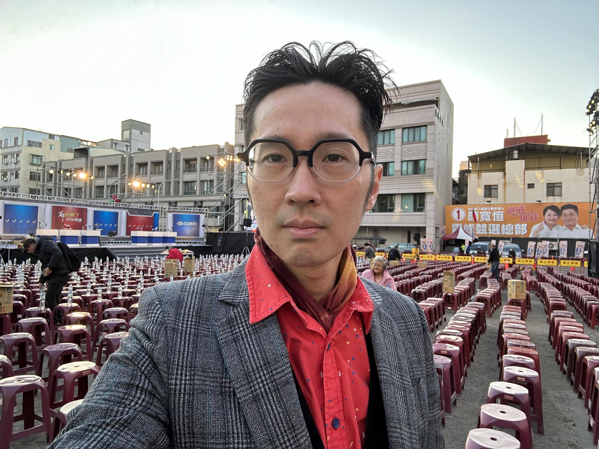溫朗東本來已經在籌備參選台北市議員，但他認為自己過不去支持林岱樺這一關，選擇退選、退出正國會。（翻攝自溫朗東臉書）