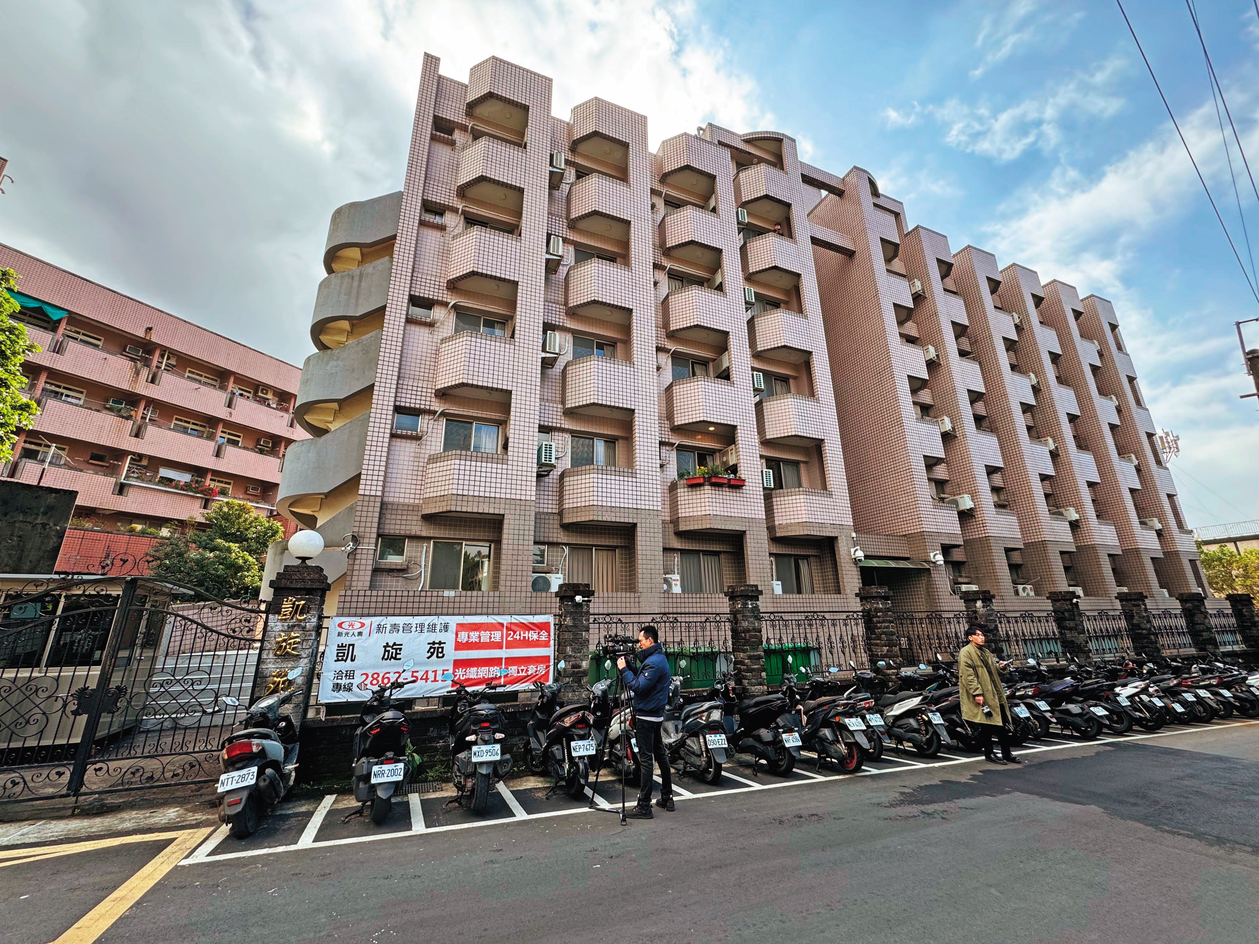 繼2018地方選戰後,侯友宜的文大學生宿舍「凱旋苑」再度成為選舉焦點。