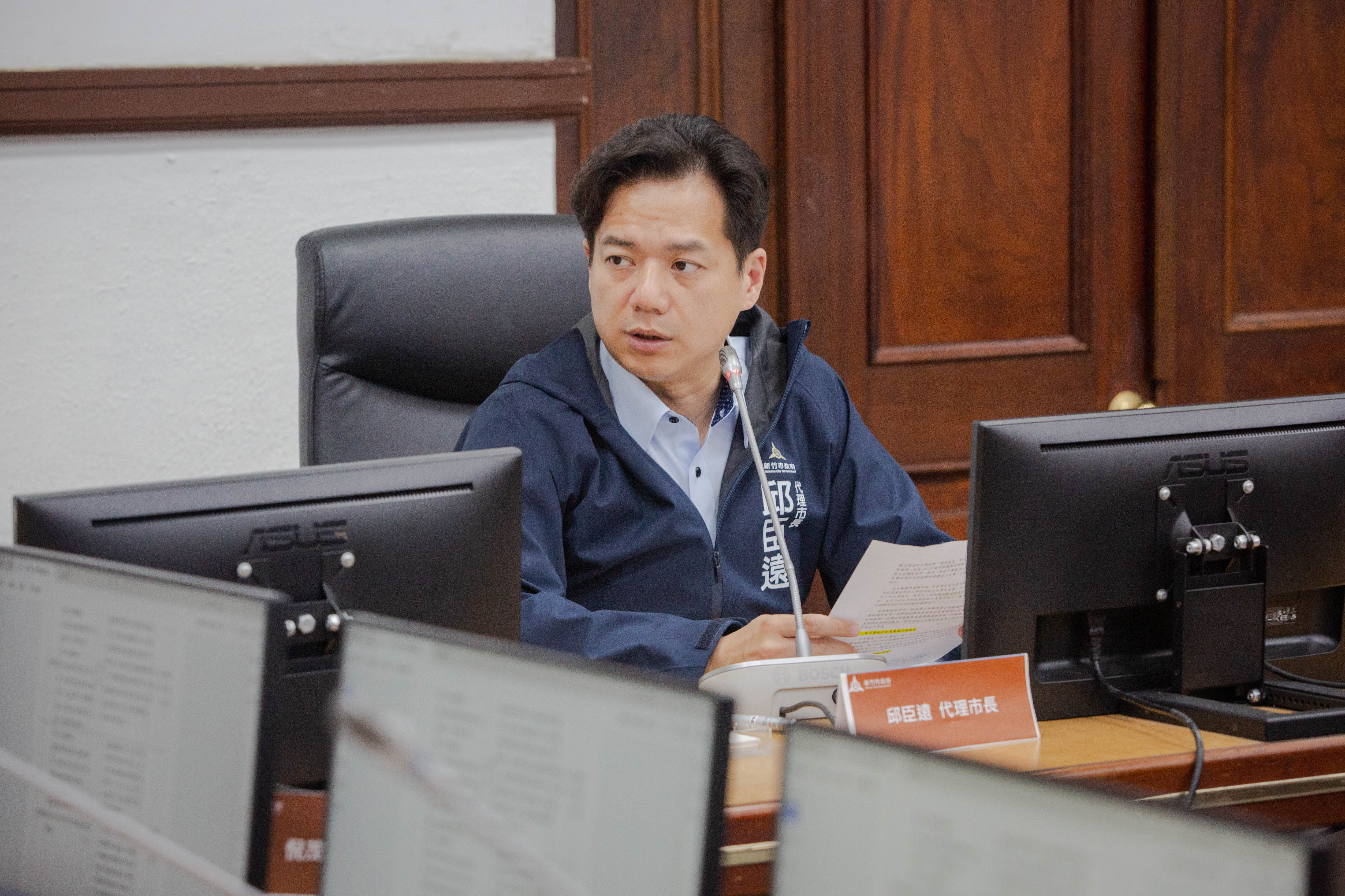 邱臣遠遭控性騷案出現重大逆轉。（新竹市政府提供）