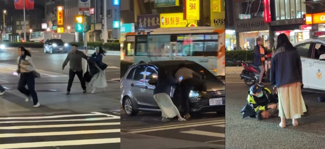 台北捷運台北車站、中山站及善導寺站19日晚間連續發生2起隨機攻擊事件。（Threads網友mg_ol_2l提供）