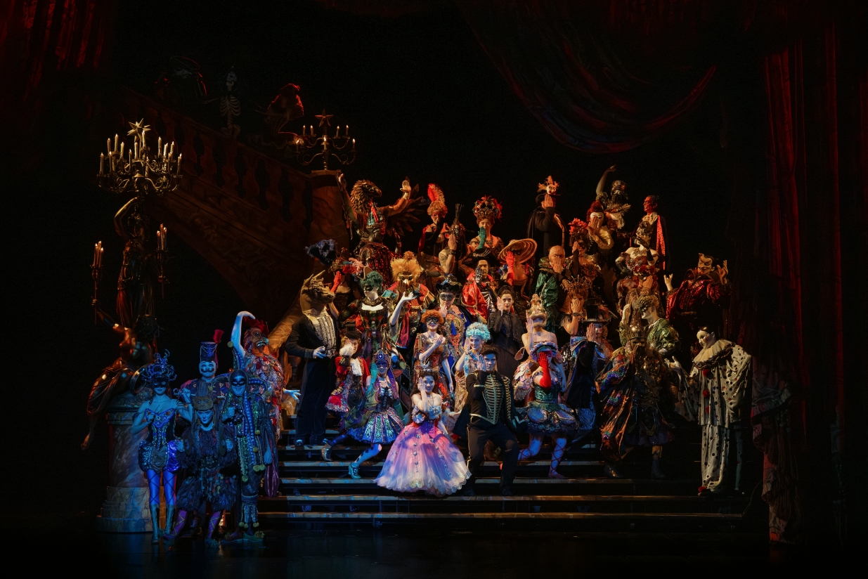 音樂劇《歌劇魅影》本週移師台北表演藝術中心演出。（寬宏藝術提供）