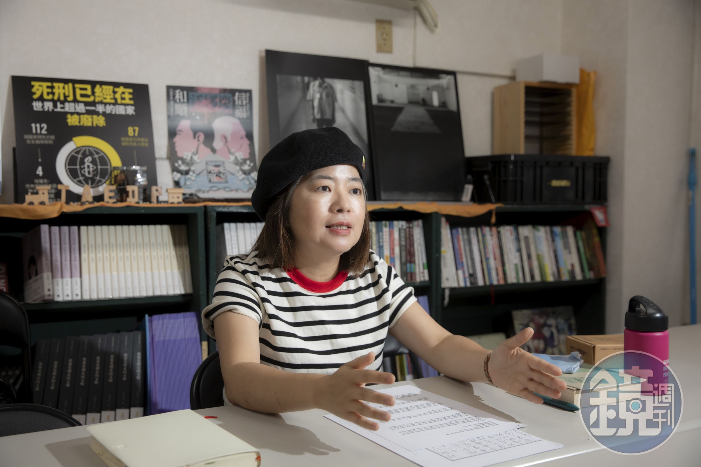 林欣怡注重論述跟數據，她認為推動廢死需要理性的政策討論。