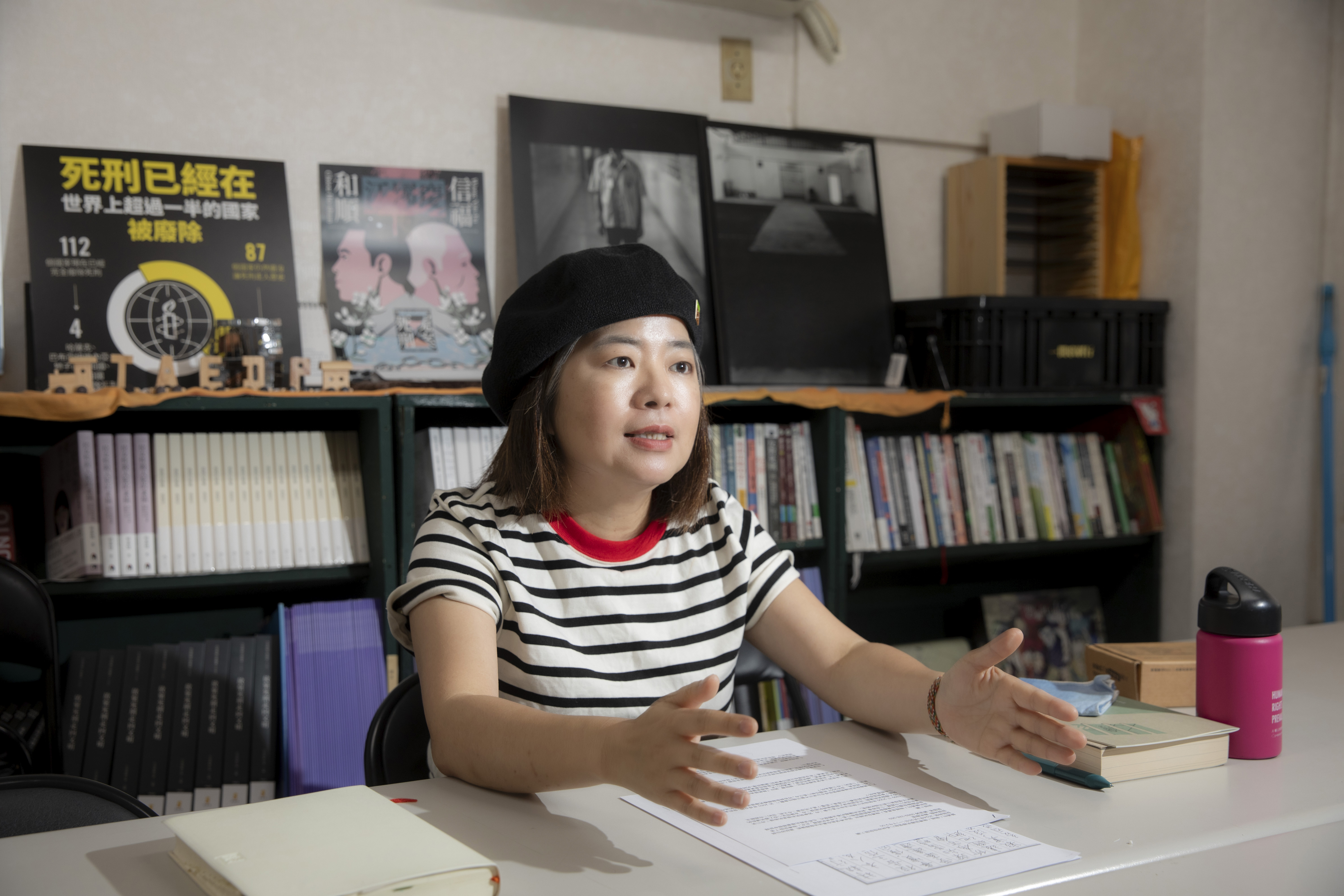 林欣怡注重論述跟數據，她認為推動廢死需要理性的政策討論。