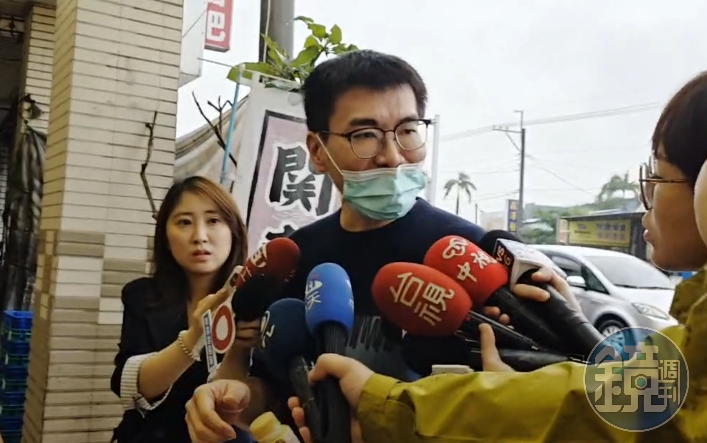 趙建銘今早出面受訪。