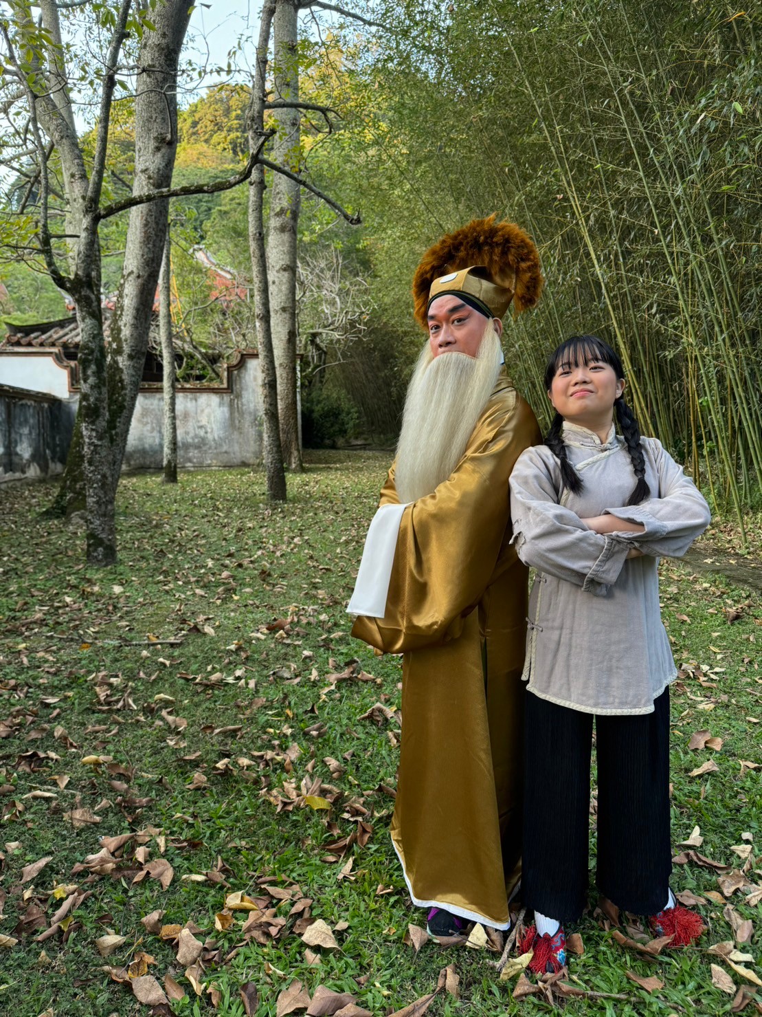 在南園的中式園林欣賞粉墨登場的戲曲演出，是最特別的新春體驗。（The One南園提供）