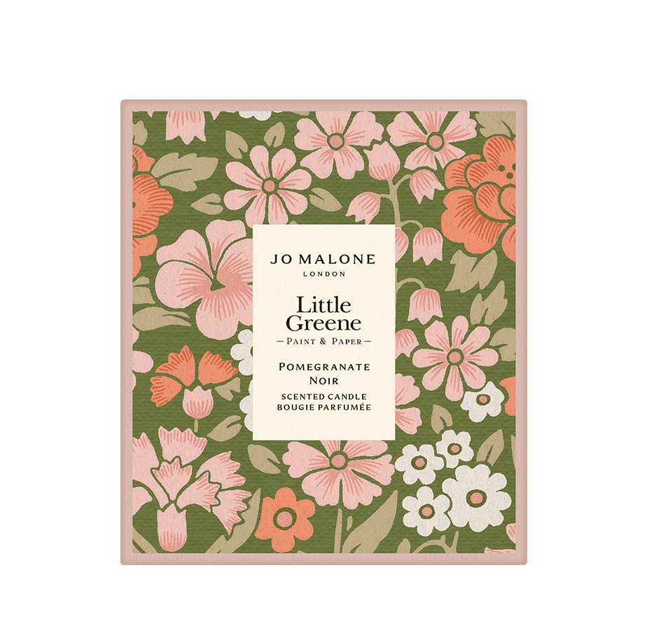 Little Greene英倫綠境限定版黑石榴香氛工藝蠟燭。NT$3,100╱200g。(Jo Malone London提供)