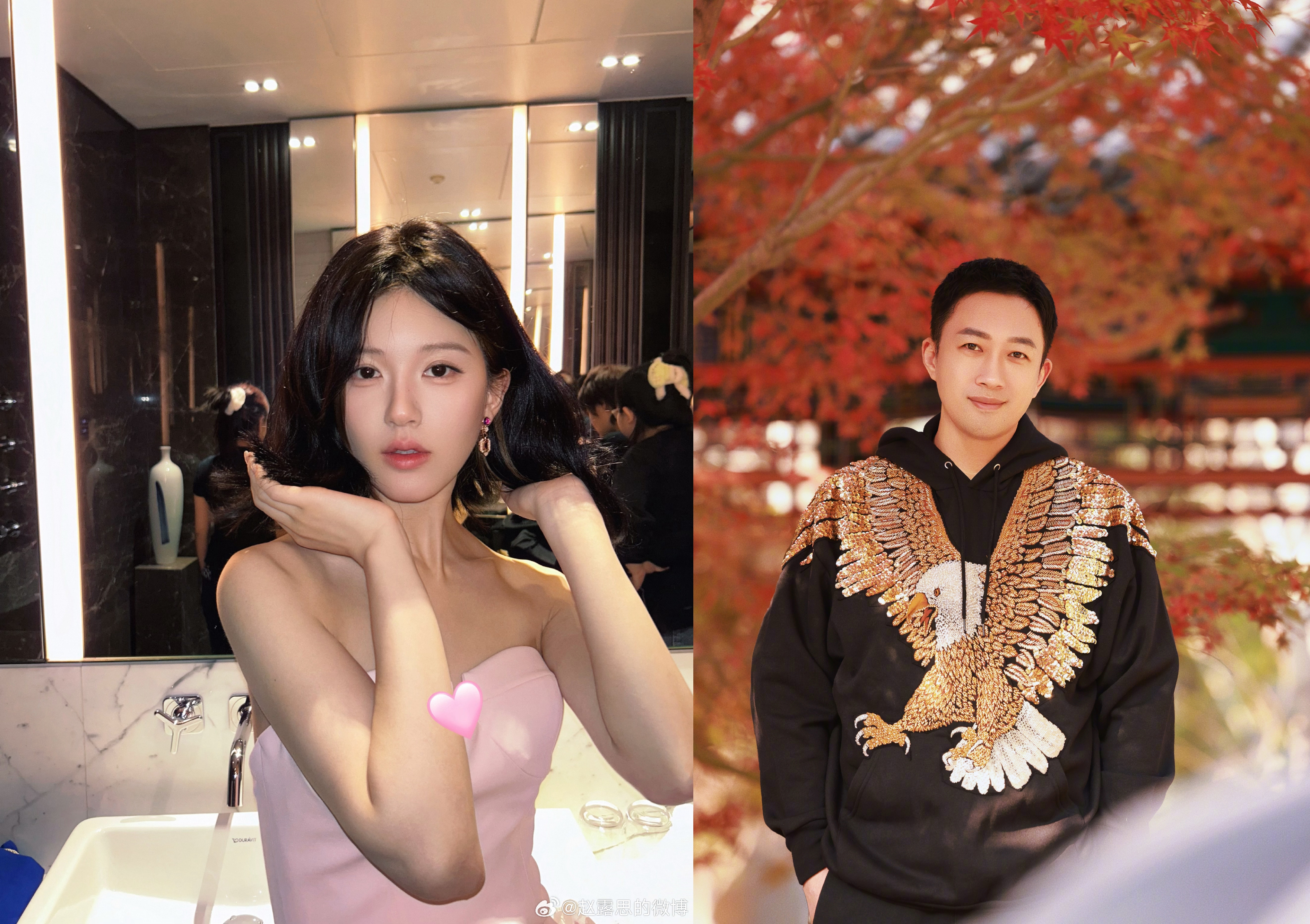 知名陸劇製作人于正莫名捲入女星趙露思遭職場霸凌風波，他二度發文澄清自己與女星趙露思的關係不錯。（翻攝自于正、趙露思微博）