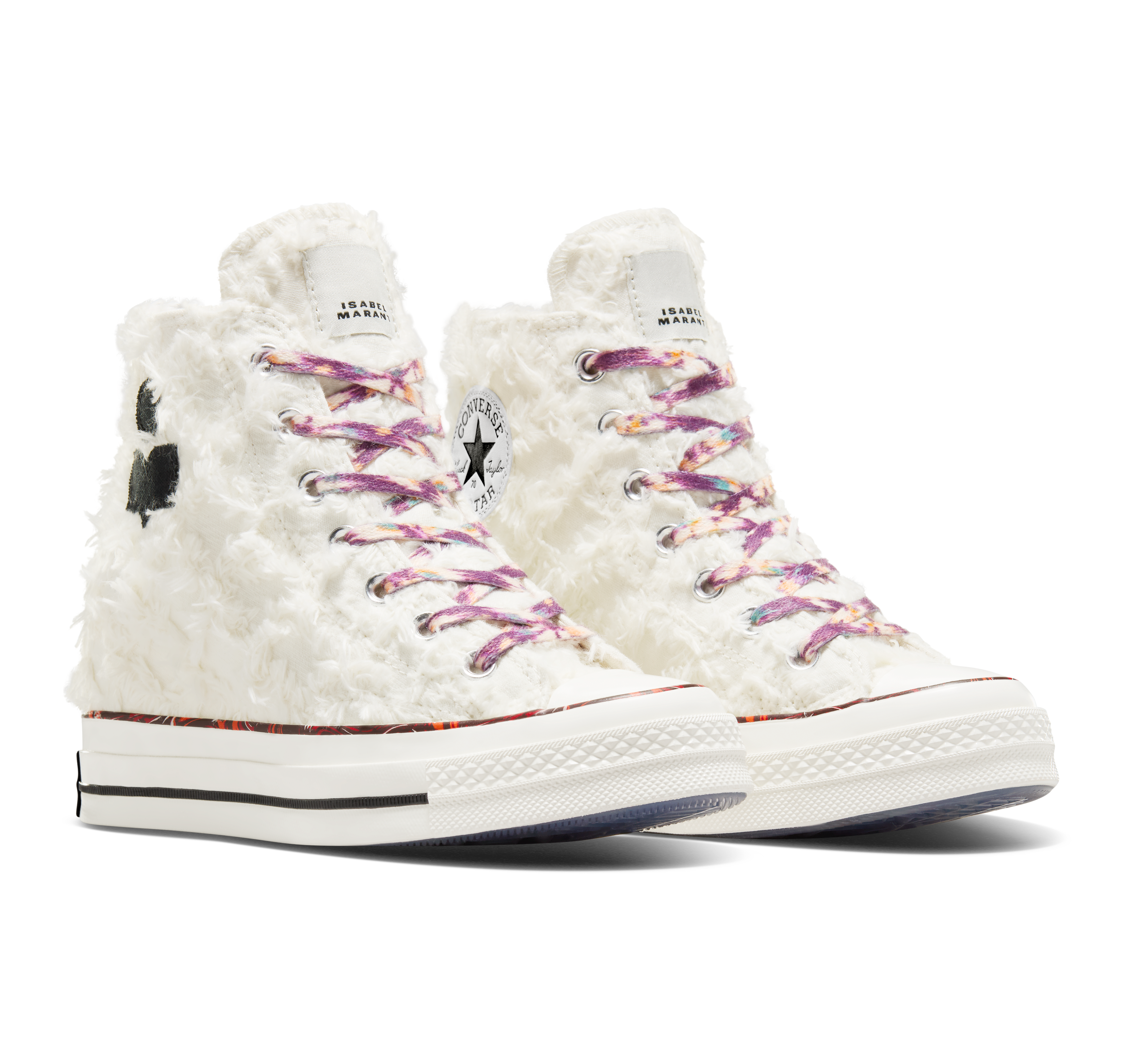 CONVERSE x ISABEL MARANT聯名系列香草白色內增高款。NT$6,080（匡威提供）