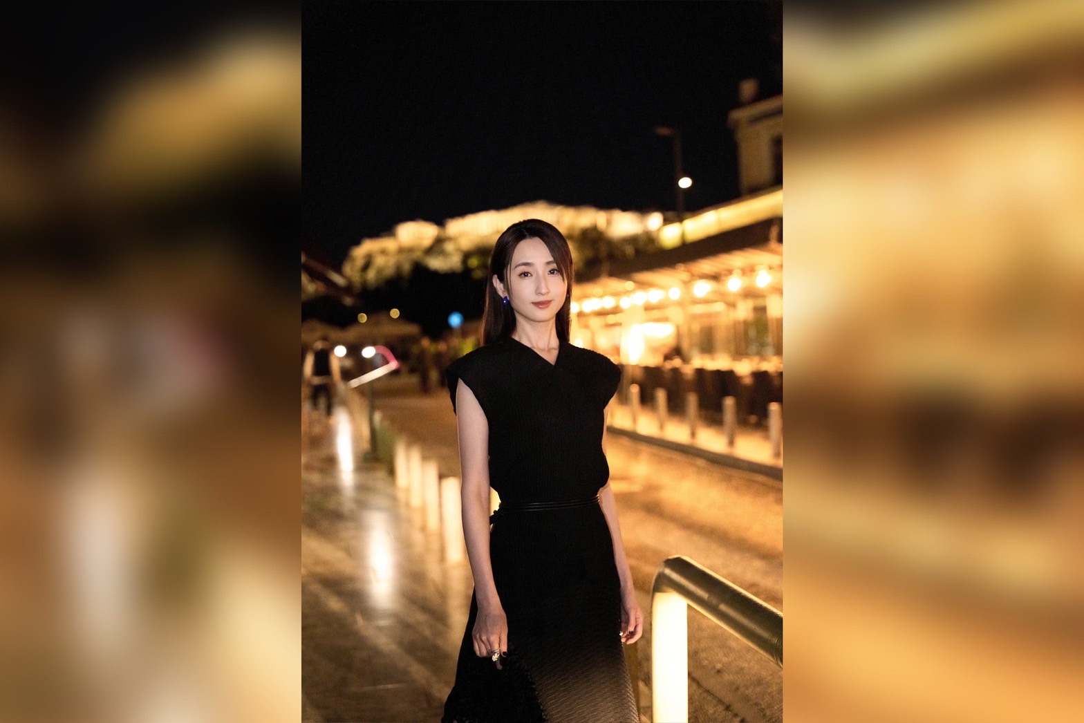 柯佳嬿換裝出席品牌晚宴。（品牌COS提供）