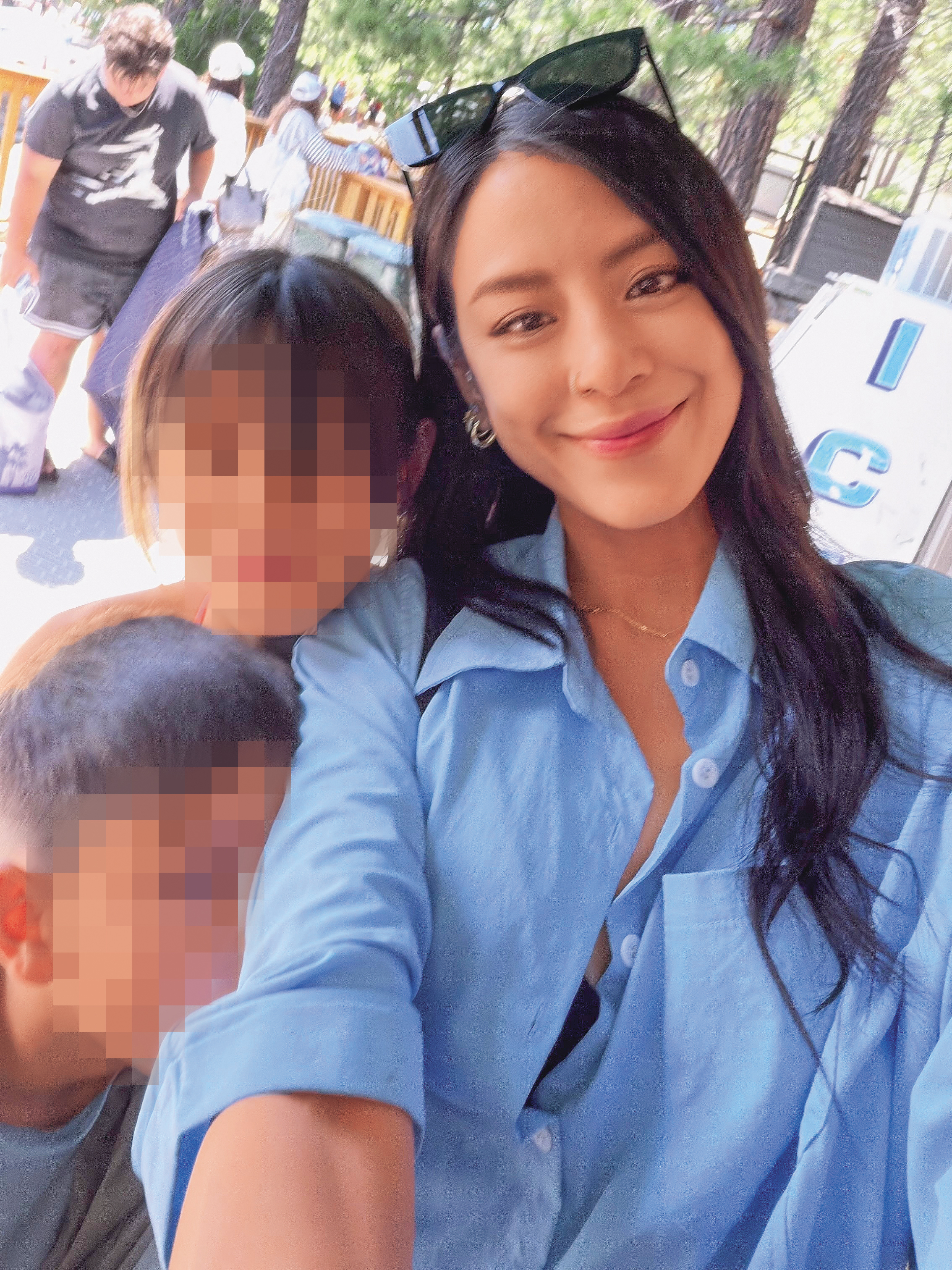 江語晨2016年嫁給美籍機師淡出娛樂圈，育有一雙兒女，離婚後前夫曾提起監護權訴訟。（翻攝自江語晨微博）