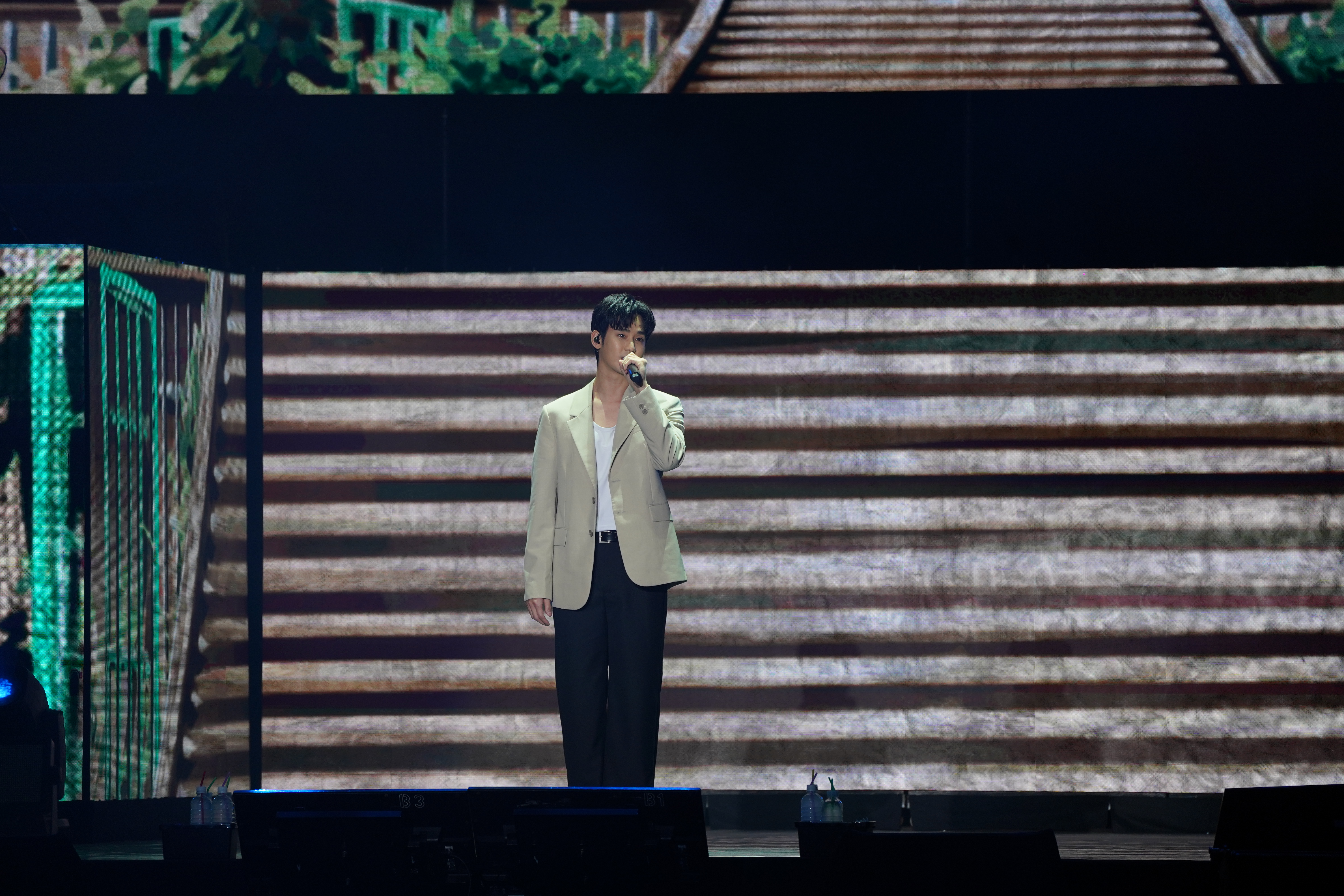 金秀賢今（6日）在林口體育館舉辦粉絲見面會。（讀者提供）