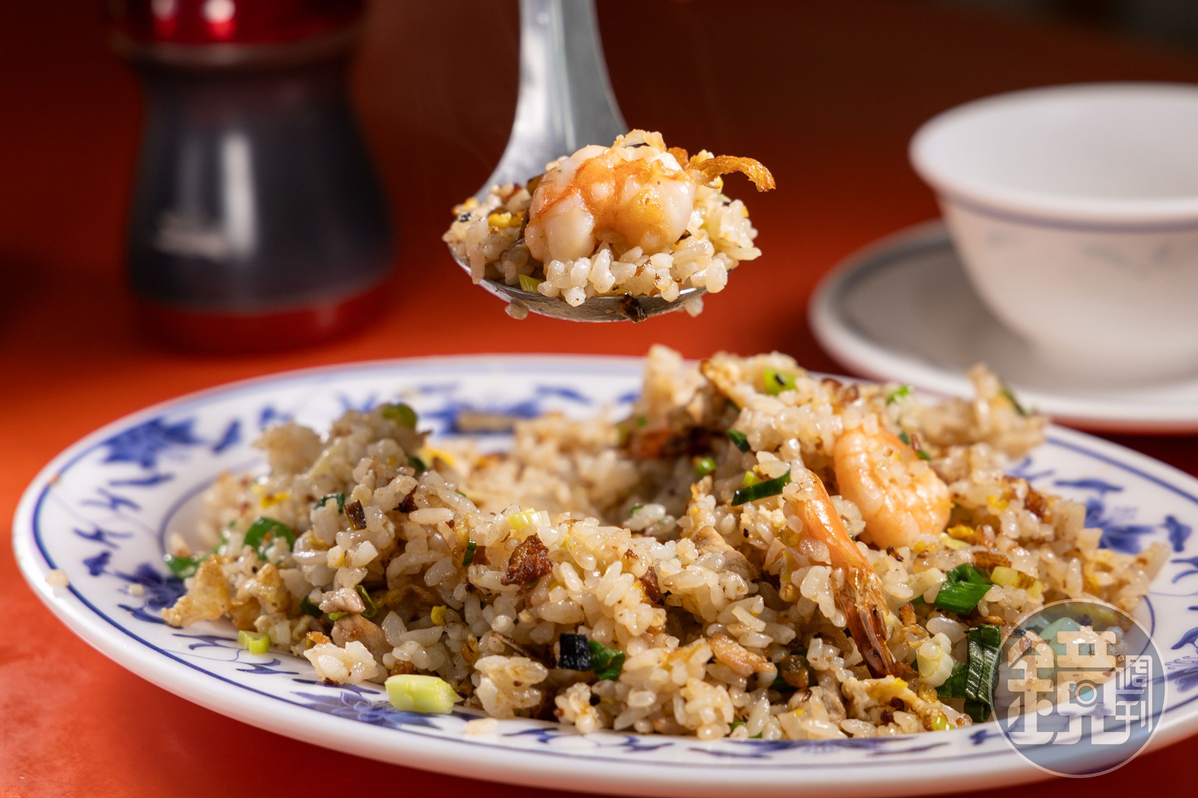 鑊氣十足的「炒飯」,也有蝦仁提味。(100元/小份)
