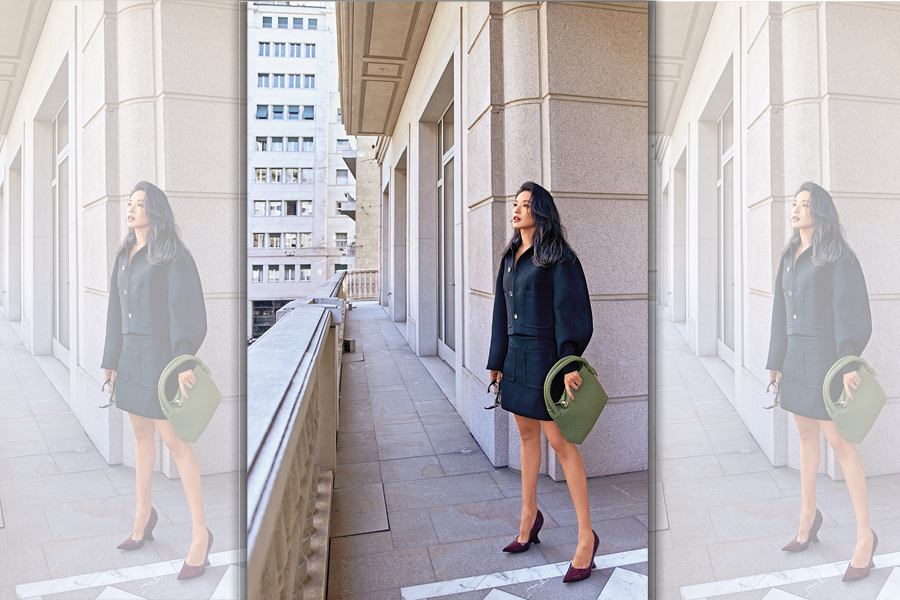 拿膩了基本色包款，就學舒淇選咖綠的吧！TOSCA編織皮革蛇形包 NT$378,000（Bottega Veneta提供）