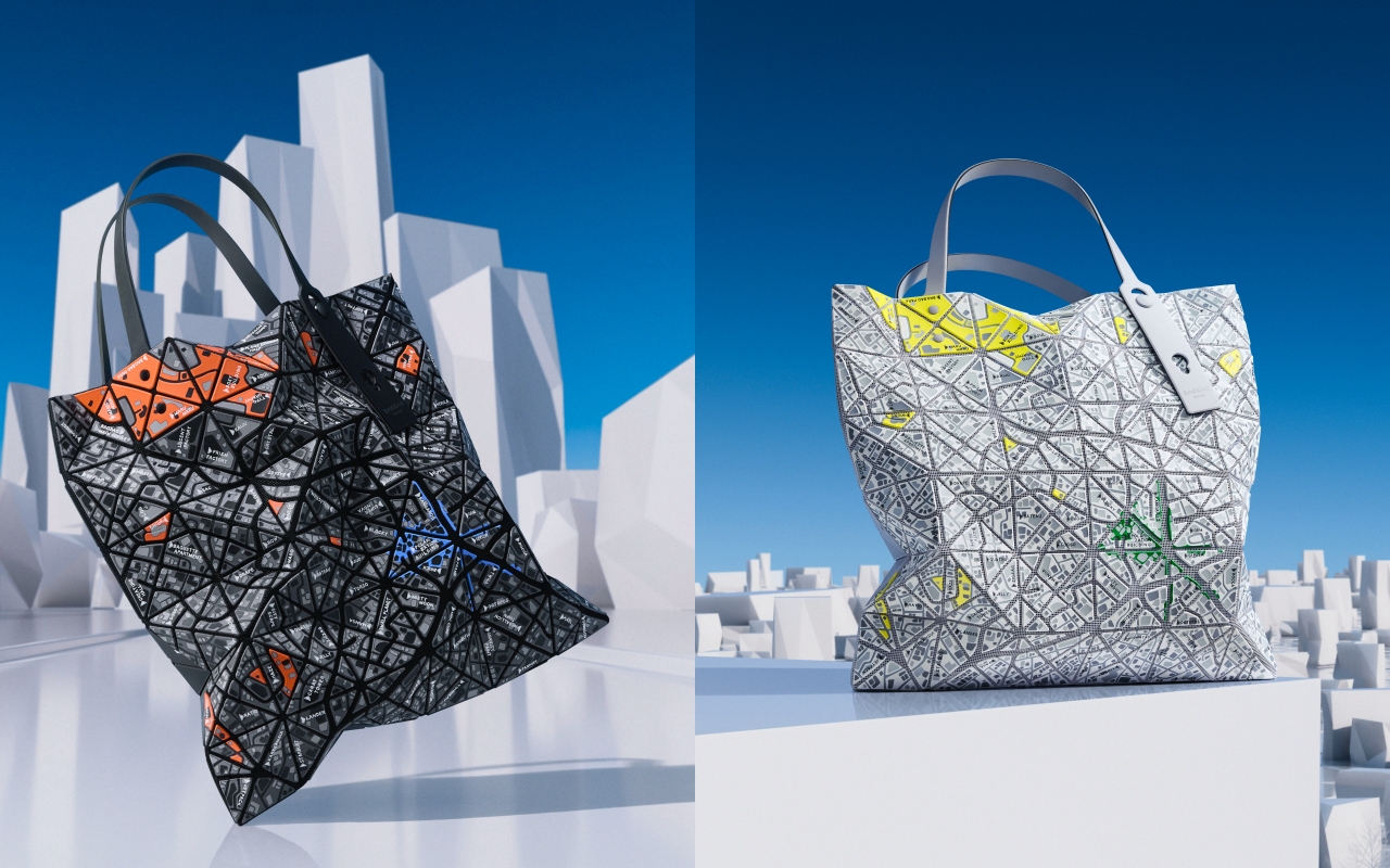 BAO BAO MAP系列以手繪風格的三角片描繪街道輪廓。（君梵提供）