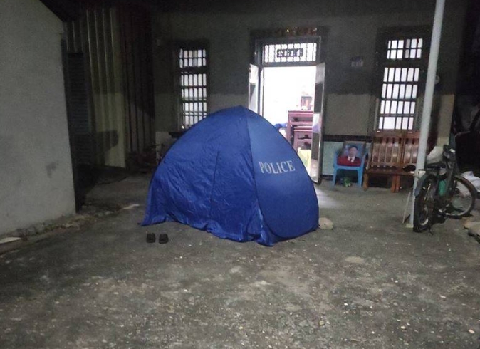 雲林一名41歲男子和阿嬤發生口角衝突後，竟狂毆、持刀刺殺阿嬤，今遭檢方收押。（翻攝畫面）