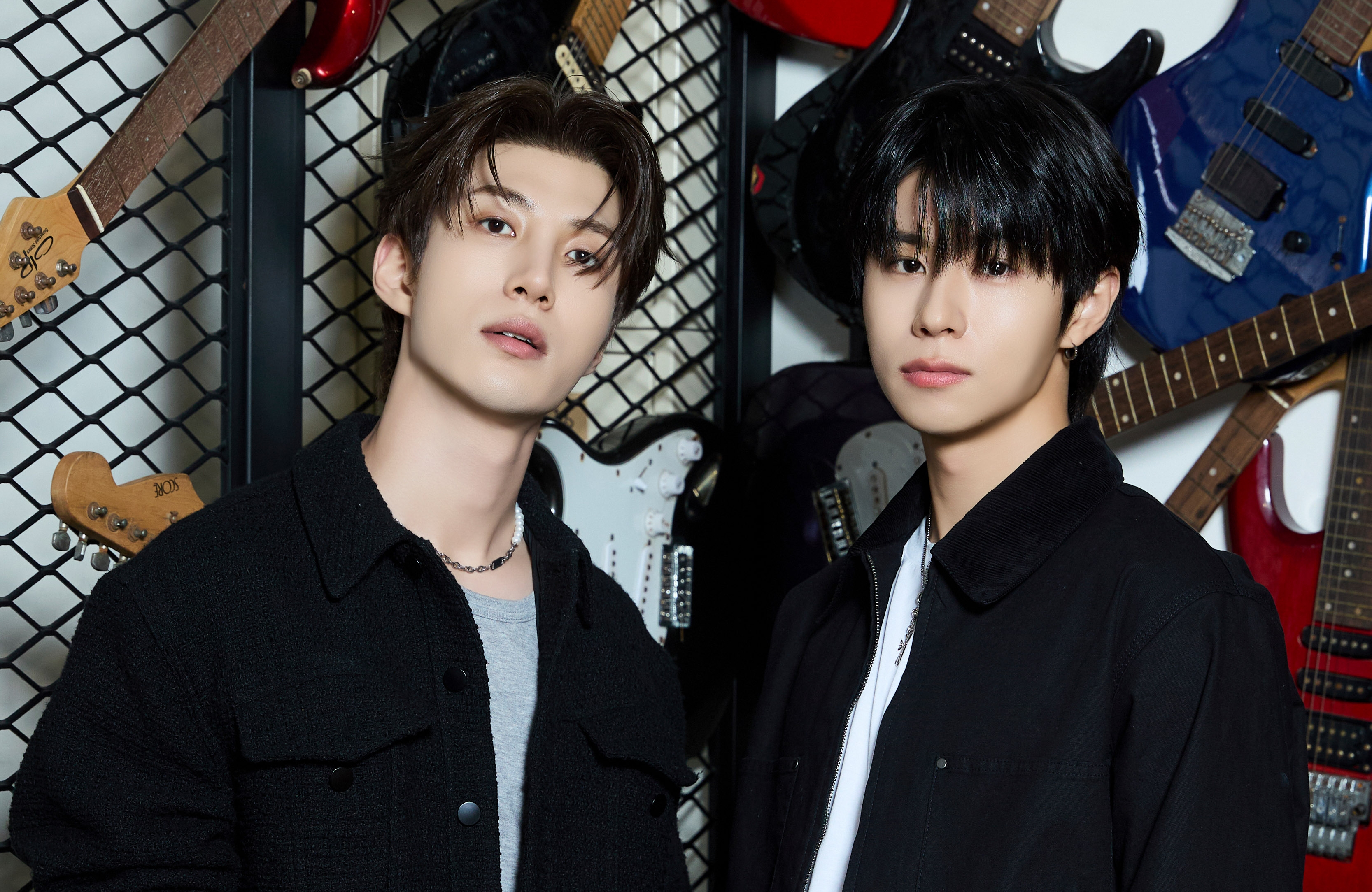 韓星R1AN、JIAHN睽違多時再來台，街頭快閃表演讓他們意猶未盡。（Fu Entertainment提供）