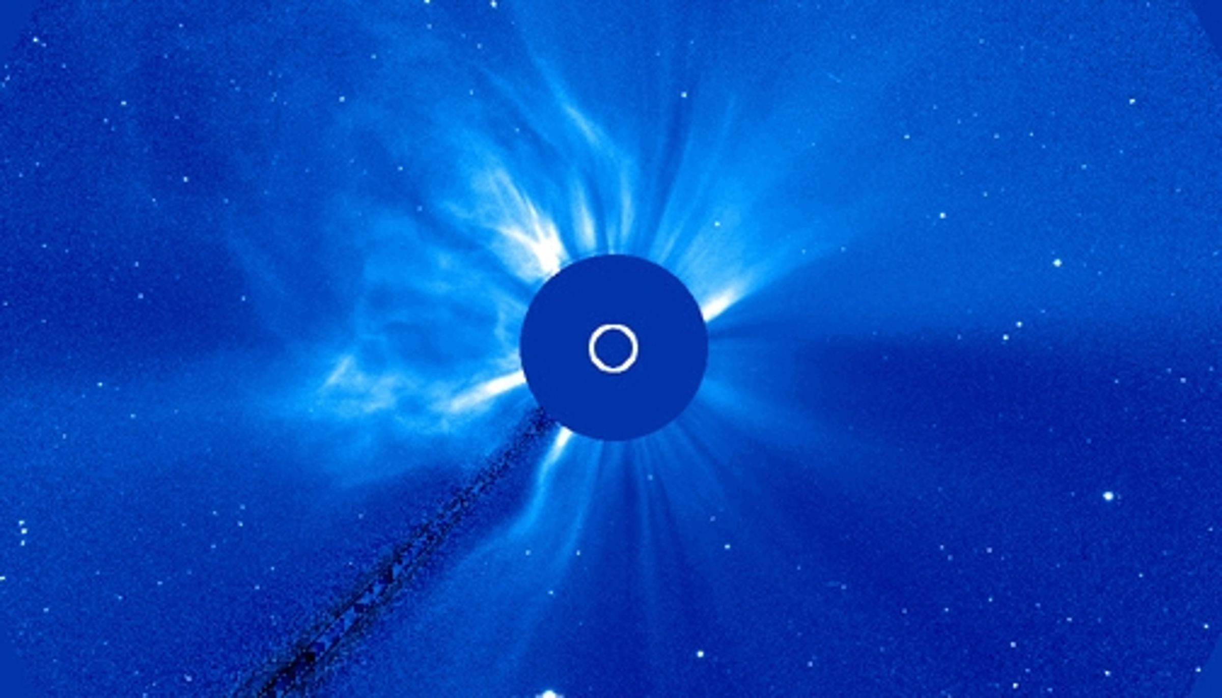 中度磁暴預計持續影響約15小時,衛星導航、無線電通訊恐短暫中斷。(取自氣象署太空天氣辦公室官網)