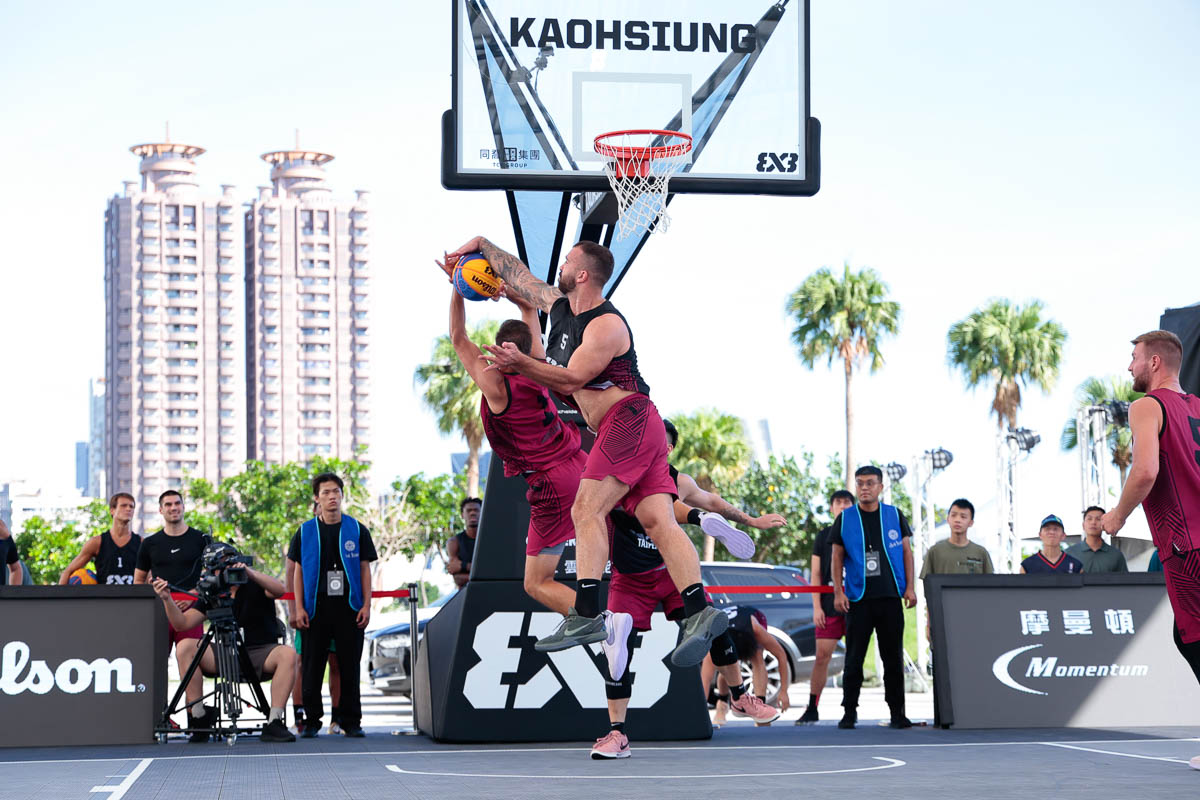 來自街頭的3X3籃球從分數機制、籃球到地板都跟全場的籃球賽不太一樣。（旺寶整合行銷提供）