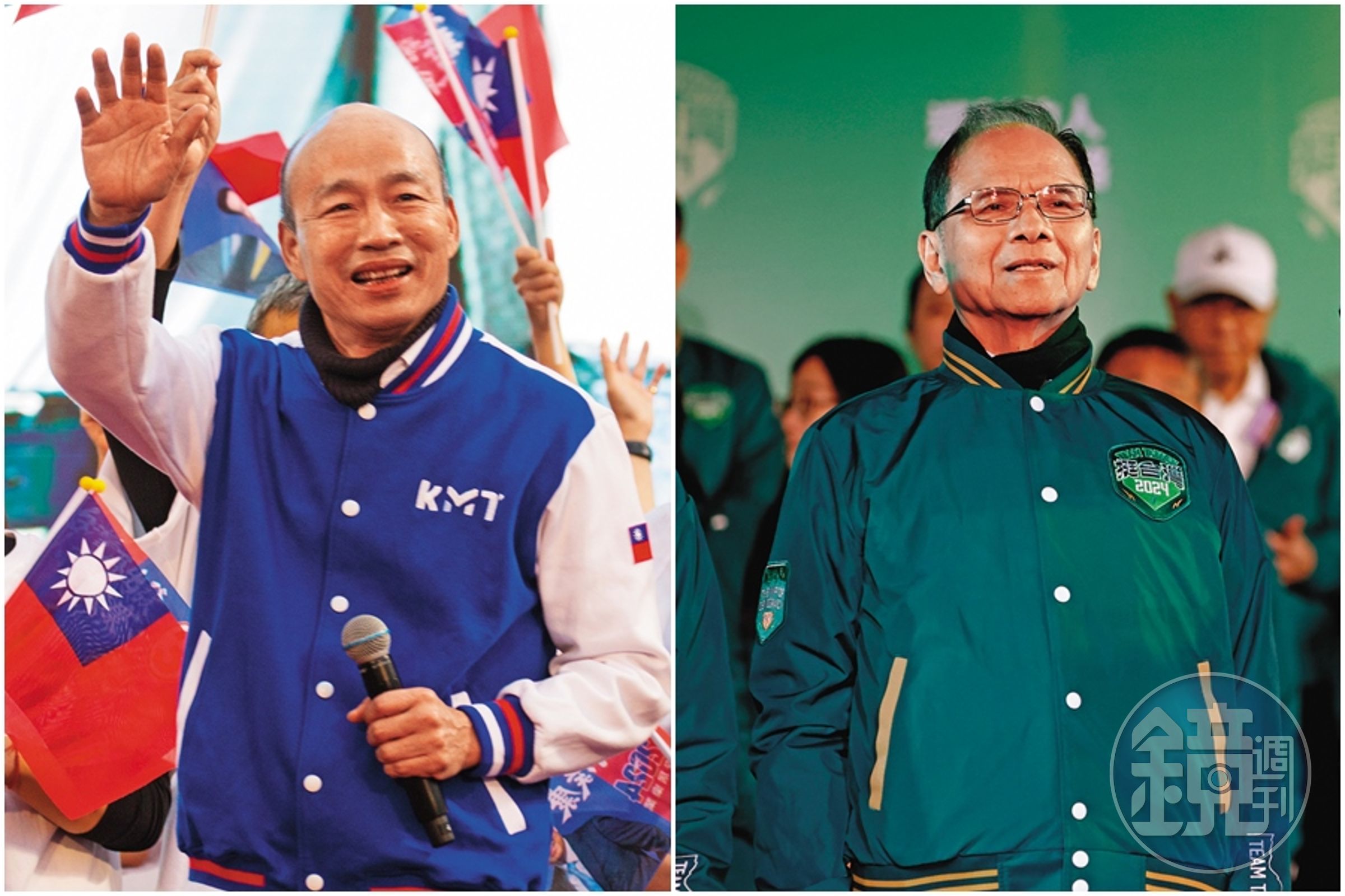 國民黨不分區立委排名第一的韓國瑜(左圖),睽違22年重返國會,預料一舉一動都是各界焦點;礙於民進黨席次問題,游錫堃(右圖),想續任立法院長,難度不小。