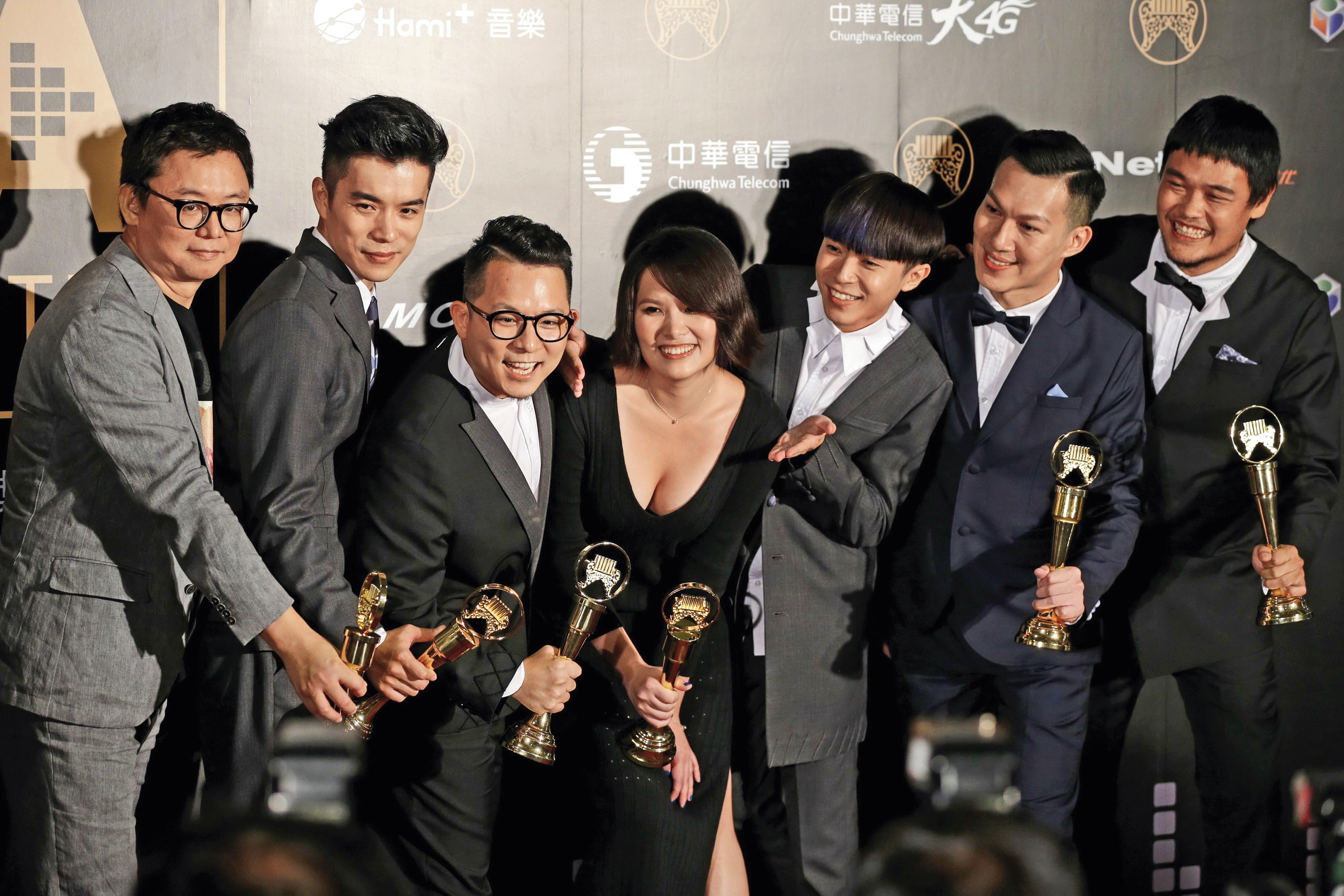 蘇打綠曾在金曲獎斬獲多項大獎，不過後來和恩師林暐哲（左一）鬧翻，有不共戴天之仇。（東方IC）