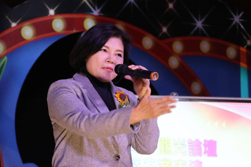 雲林縣長張麗善（圖）聲援民眾黨發起的司法節遊行。（翻攝張麗善臉書）