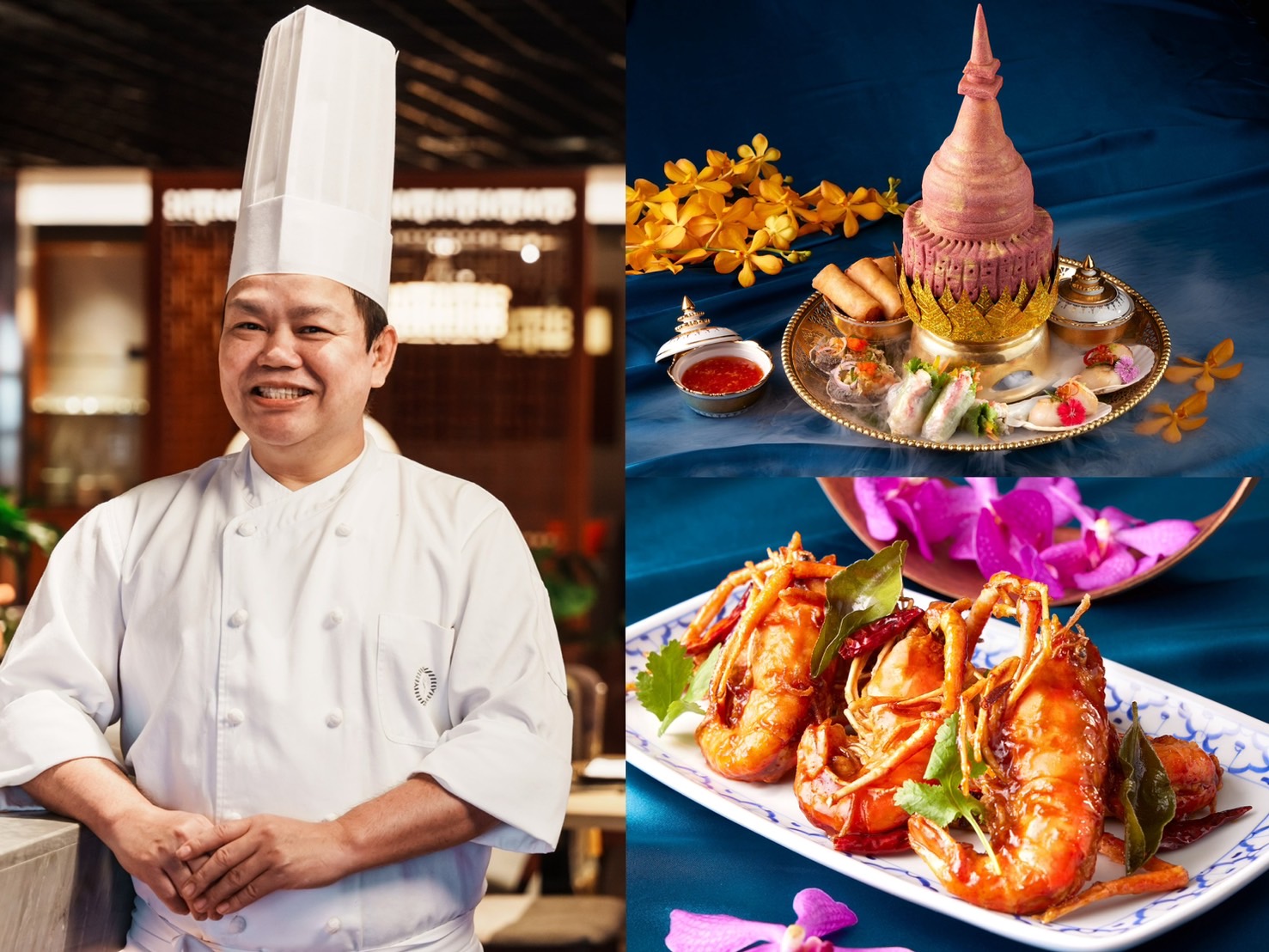 「台北喜來登大飯店」館內的「SUKHOTHAI」餐廳喜迎新廚，Jimmy主廚秉持泰國傳統風味的精髓，發揮巧思注入創意新元素，呈現出令人驚艷的佳餚美饌。（台北喜來登大飯店提供）