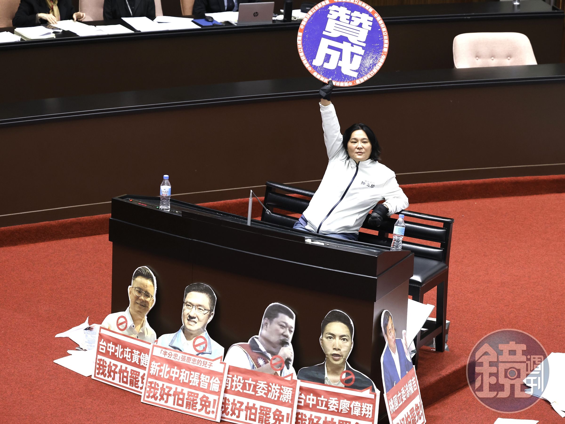 導演楊力州不滿藍營提案刪光公視預算，號召投入罷免工作，陳玉珍則反嗆是「惡僕欺主」。（本刊資料照）