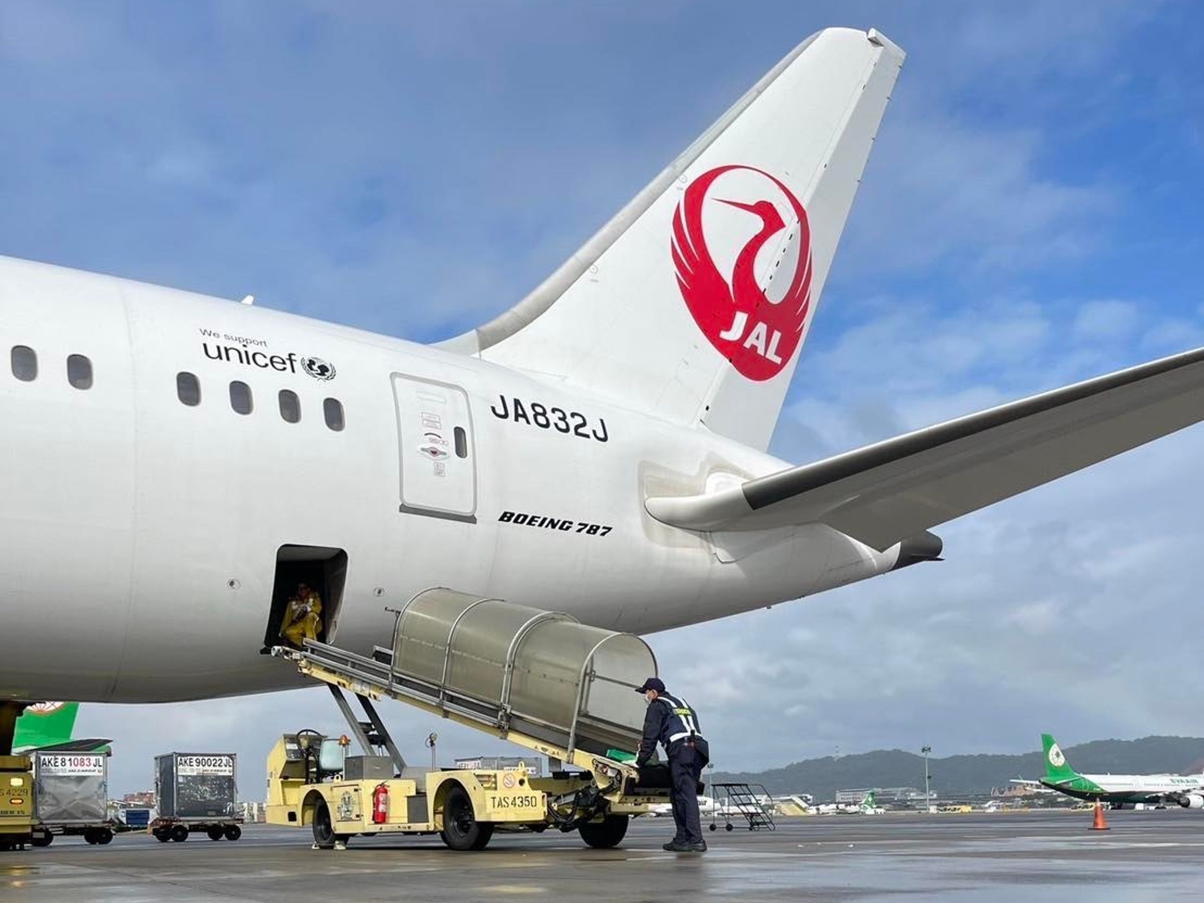 日航日前在羽田機場和海上保安機發生擦撞引發大火,導致2隻託運寵物喪失,引發網友對於「禁止寵物坐貨艙」的討論。(示意圖,翻攝自Japan Airlines臉書)