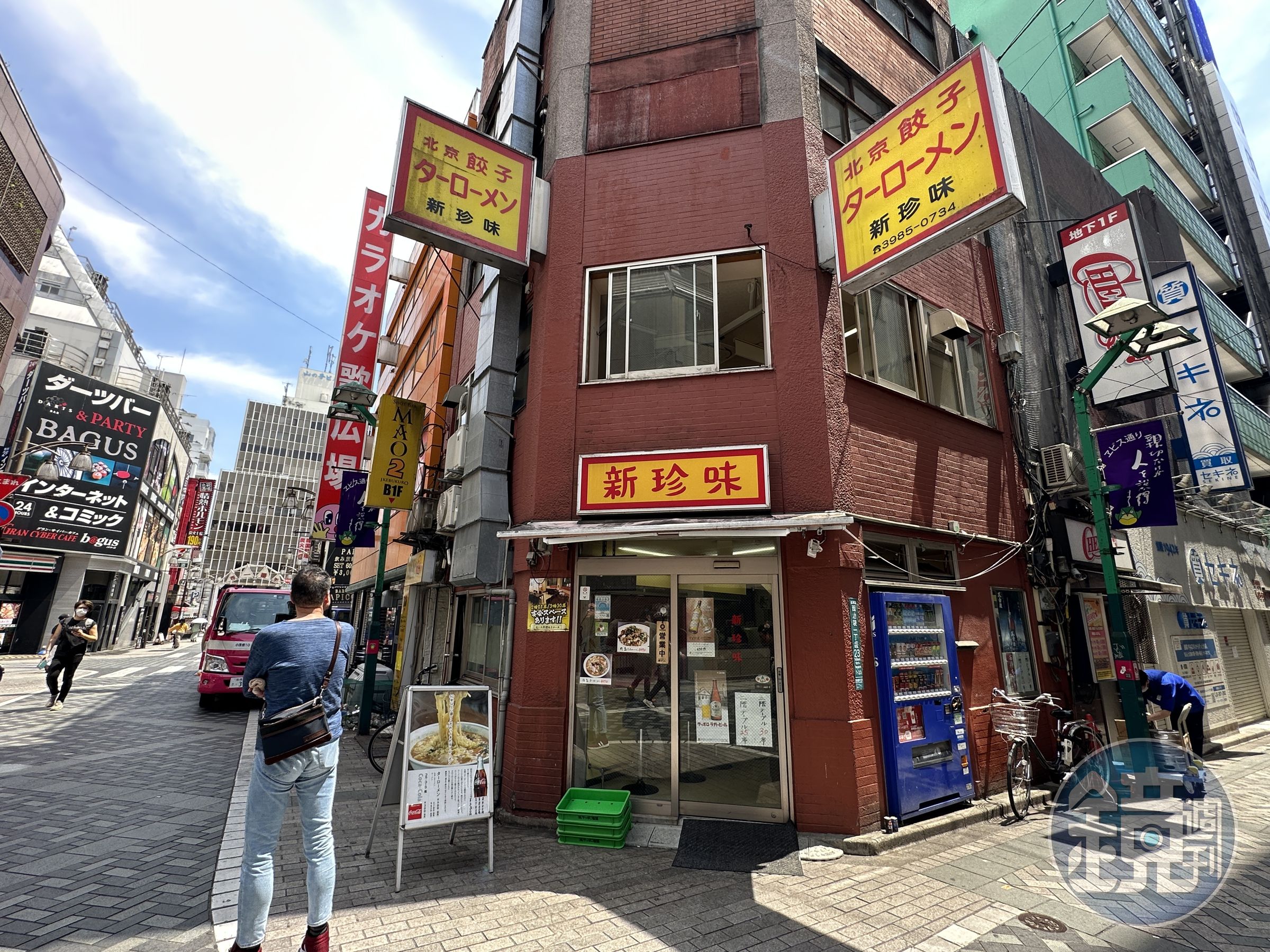 東京新珍味餐廳位於池袋車站西口。(陳凱俊攝)
